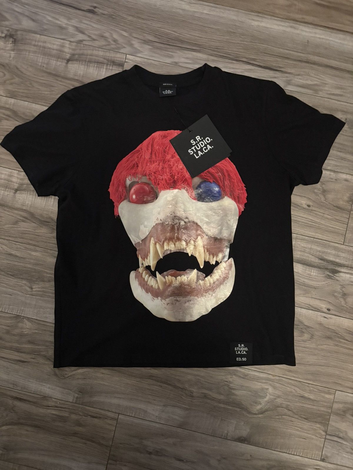 S.R. Studio Skull Tee Sterling Ruby