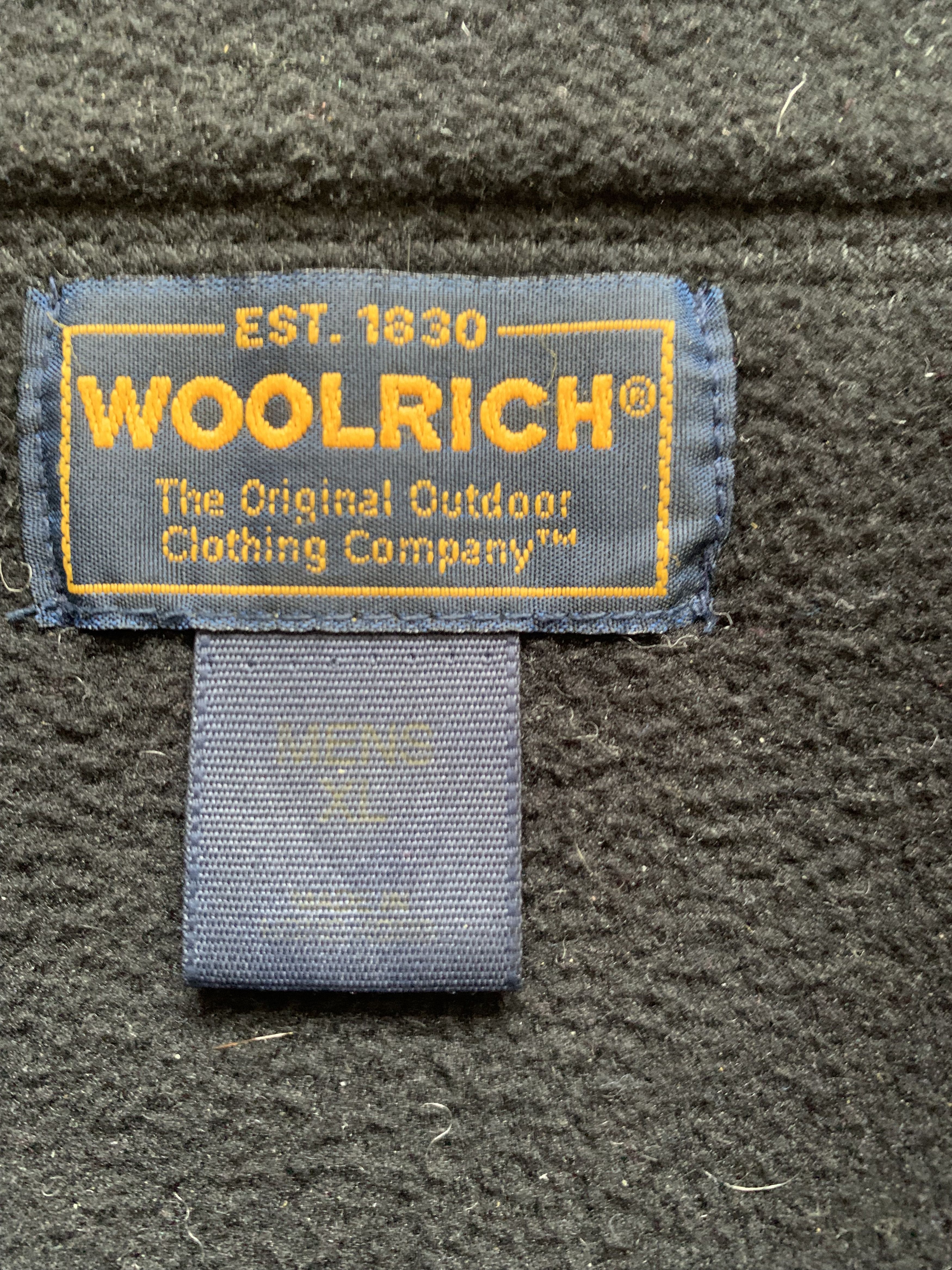 Woolrich Woolen Mills Vintage Woolrich Black Wool 1\4 Zip Sweater Size US XL / EU 56 / 4 - 5 Thumbnail