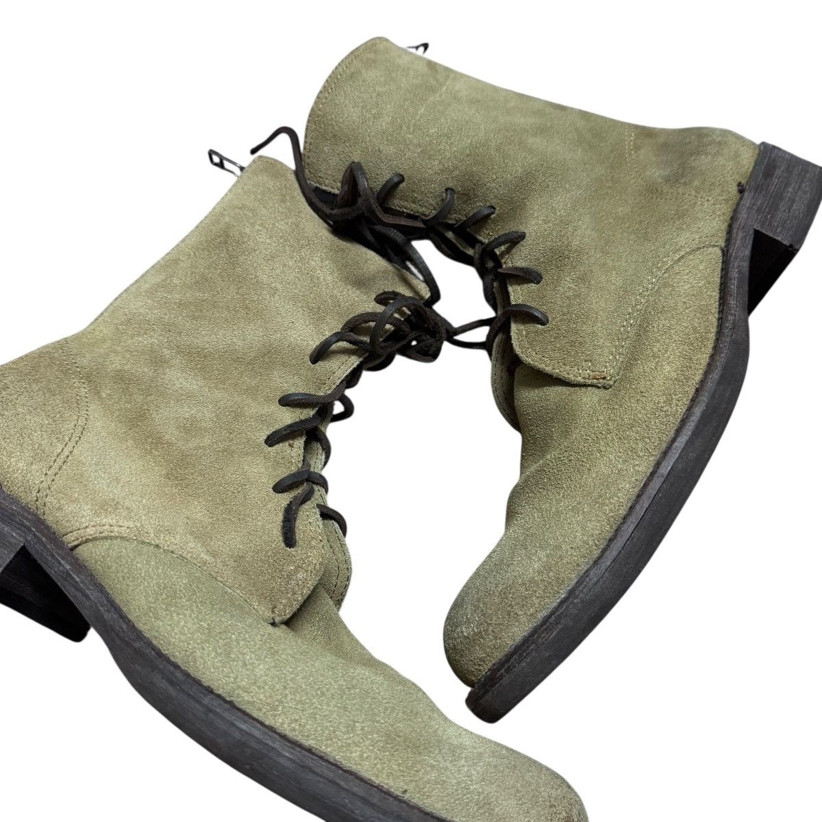 BUFFALO BOBS Buffalo Bobs Back Zip Suade Leather Boots Size US 10 / EU 43 - 4 Thumbnail