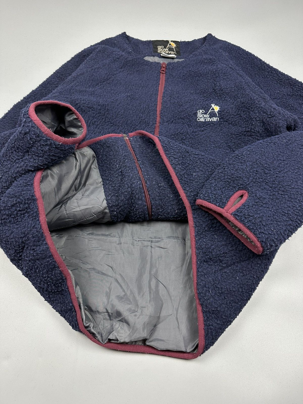 go slow caravan Vintage Go Slow Caravan Fleece Jacket Size US XL / EU 56 / 4 - 4 Thumbnail