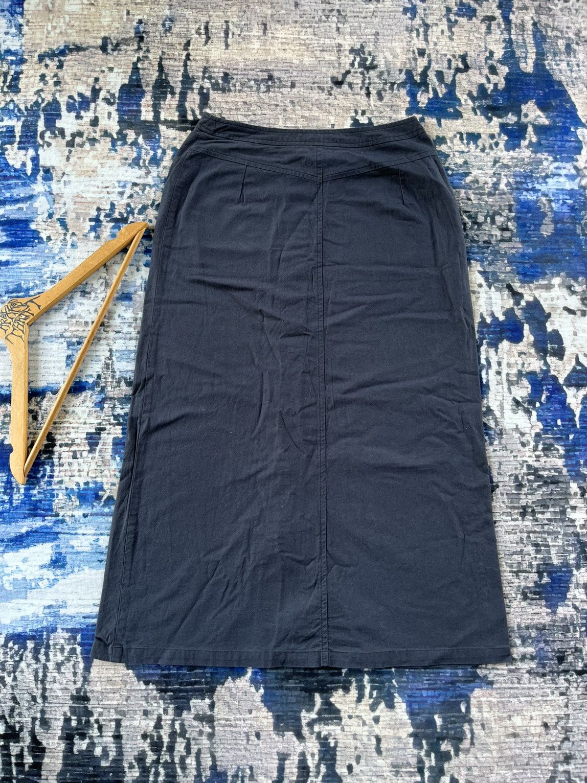 Designer × Vintage × agnes b. 🤎Vintage Agnes B. Double Pocket Medium Skirts Size 29" - 2 Thumbnail