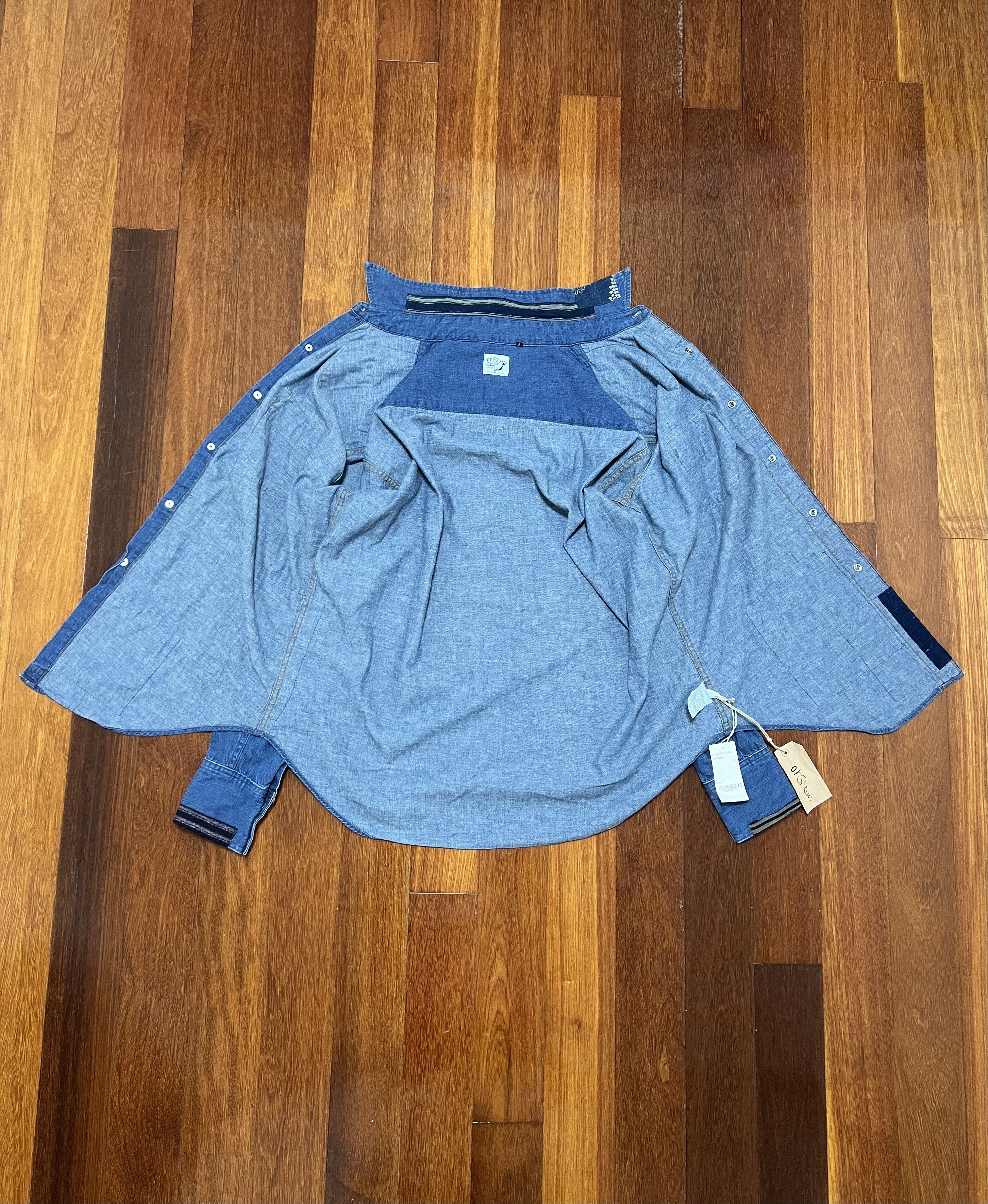 Orslow 💚 1/100 Canoe Club X Orslow Boro Western Shirt Indigo NEW Size US M / EU 48-50 / 2 - 3 Thumbnail