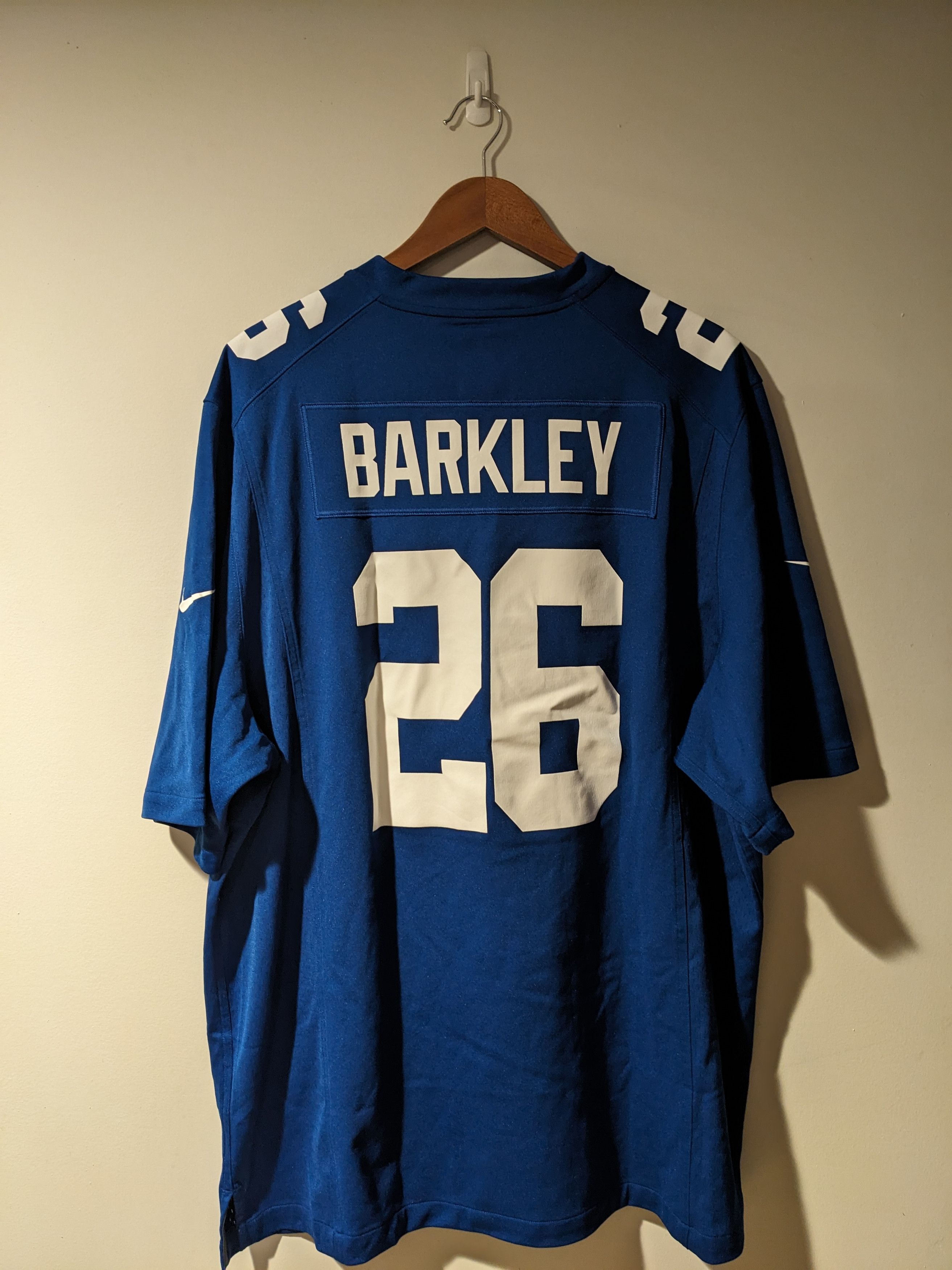 Nke New deals york giants Jersey barkley Large