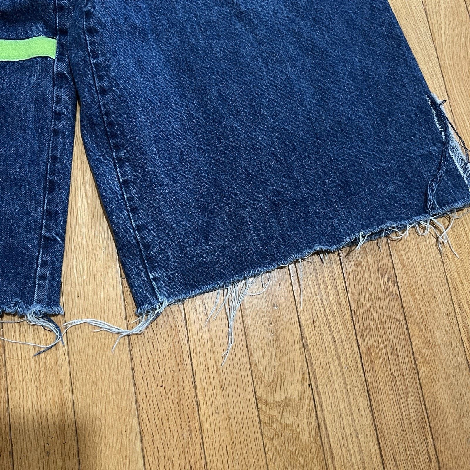 JNCO 90s USA made Vintage GAT Flare Baggy Denim Pants Rave Y2K Size US 34 / EU 50 - 3 Thumbnail
