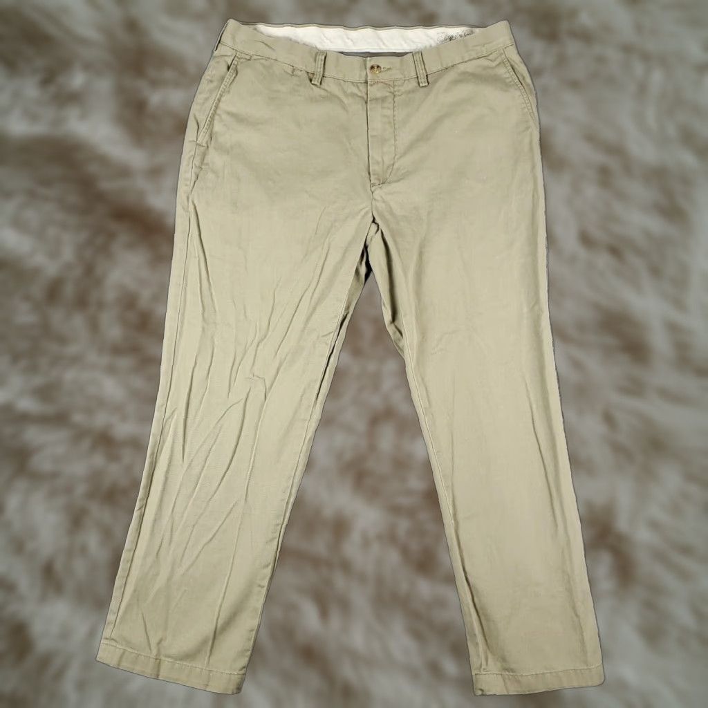 Ralph Lauren Ralph Lauren Chino Pants Mens 38x30 Beige Flat Front Casual Trousers Size US 38 / EU 54 - 1 Thumbnail