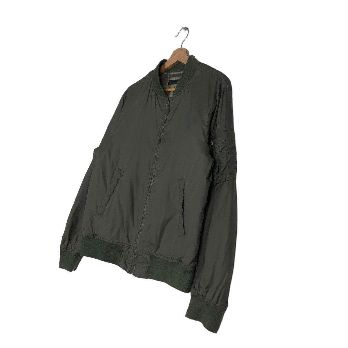 Japanese Brand 🔥VINTAGE BOMBER JACKET MILITARY DESIGN UNIQLO ISSEY MIYAKE Size US L / EU 52-54 / 3 - 2 Thumbnail