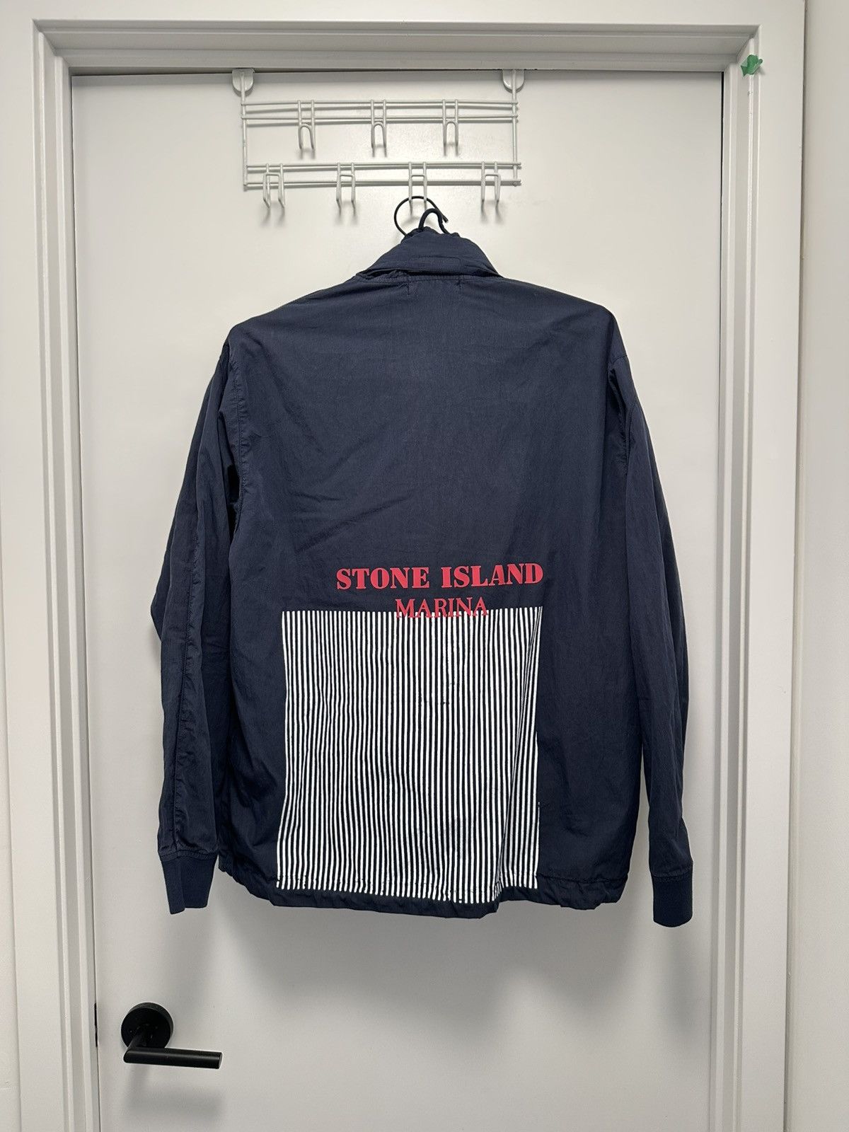 Stone Island Stone Island Marina 50 Fili Folded Marina Print Smock Size US L / EU 52-54 / 3 - 1 Thumbnail