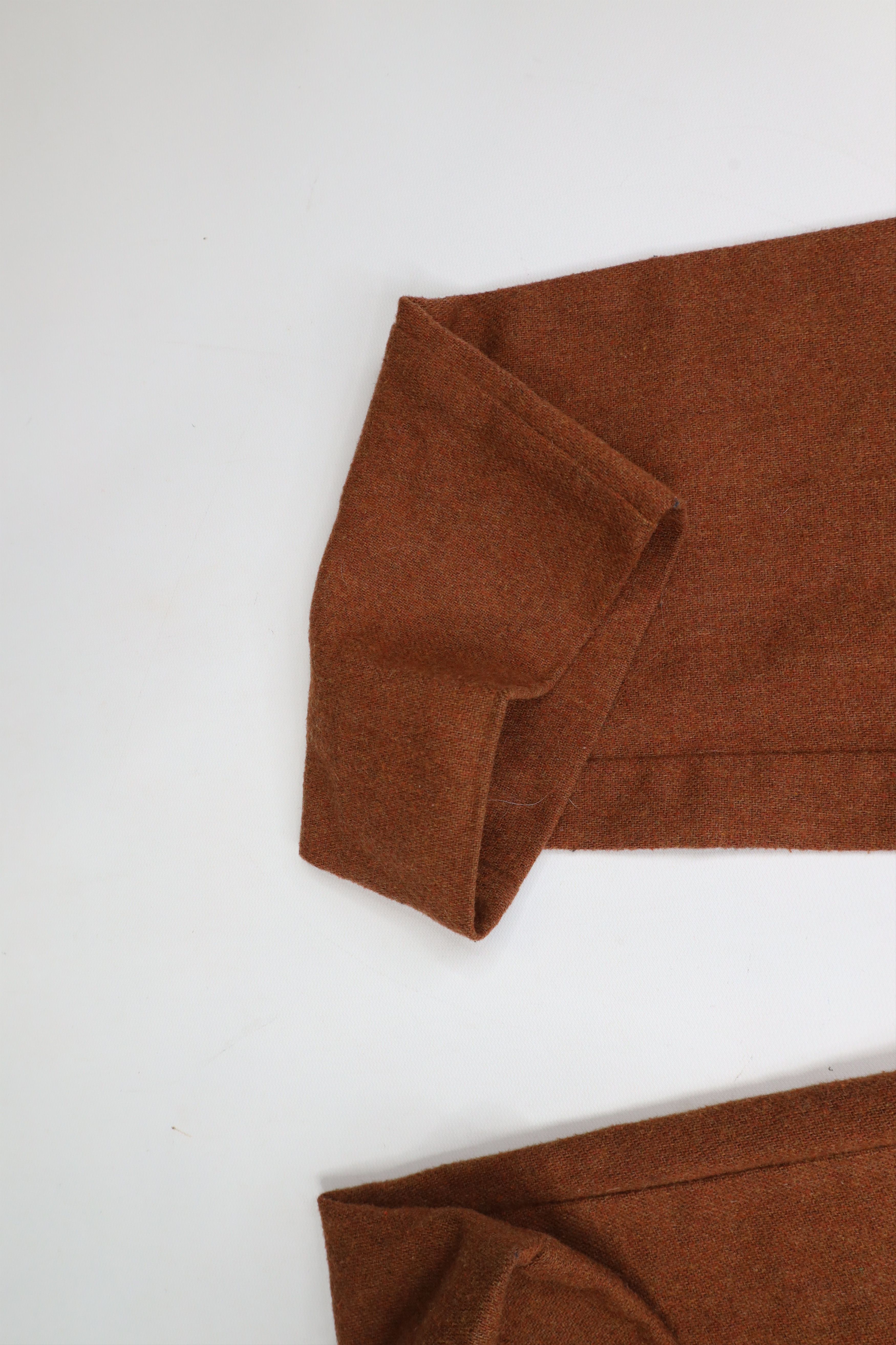 Vintage Vintage 70s Streetwear Wool Tweed Chino Pants Union Made Size 30" / US 8 / IT 44 - 6 Thumbnail