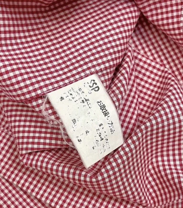 Issey Miyake Vintage Issey Miyake Gigham Long Sleeve Shirt Size US M / EU 48-50 / 2 - 4 Thumbnail
