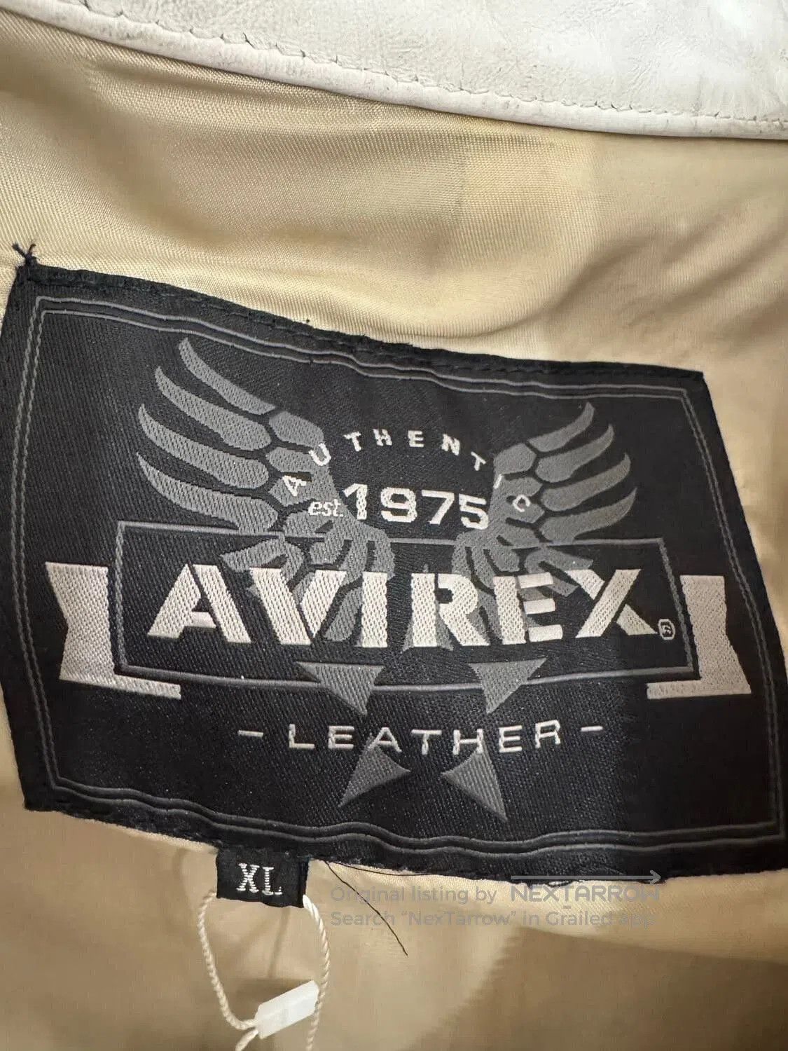 Avirex Avirex Vintage Leather Jacket. Size US M / EU 48-50 / 2 - 4 Thumbnail