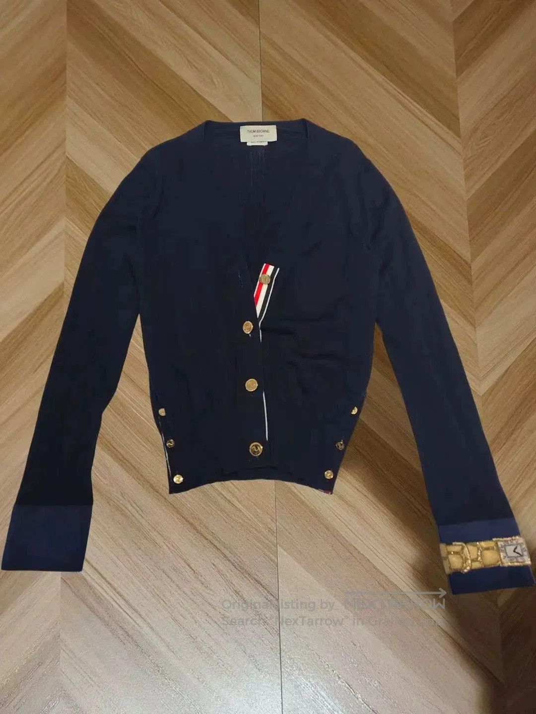 Thom Browne thom browne navy wool cardigan size s. Size US S / EU 44-46 / 1 - 1 Thumbnail