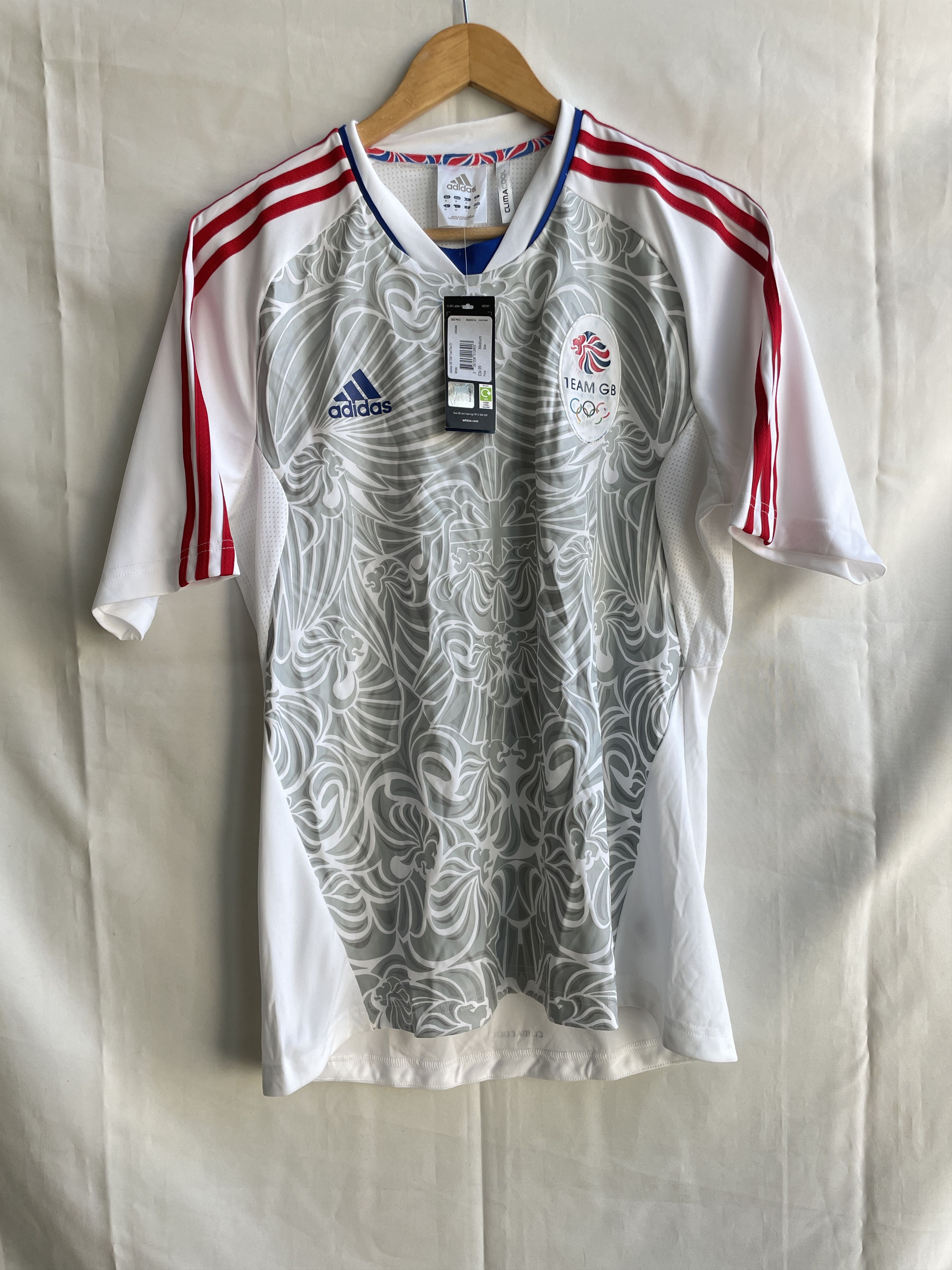 Adidas BNWT Adidas 2011-12 Team GB Olympic Training Shirt Size US M / EU 48-50 / 2 - 1 Thumbnail