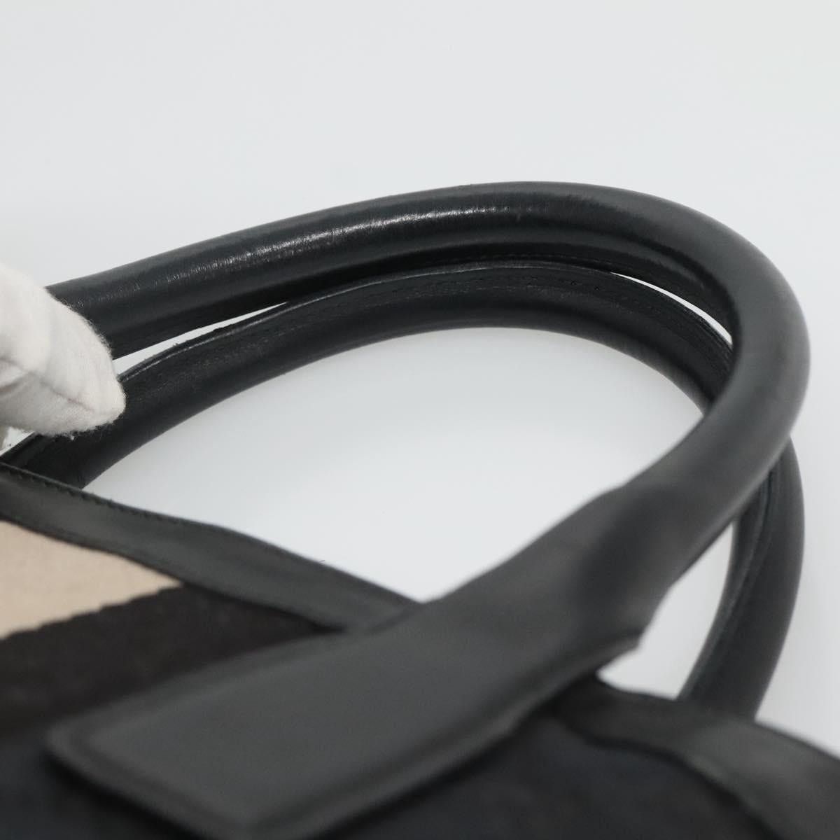 Gucci GUCCI GG Canvas Sherry Line Hand Bag Black Silver 002 002 Size ONE SIZE - 8 Thumbnail