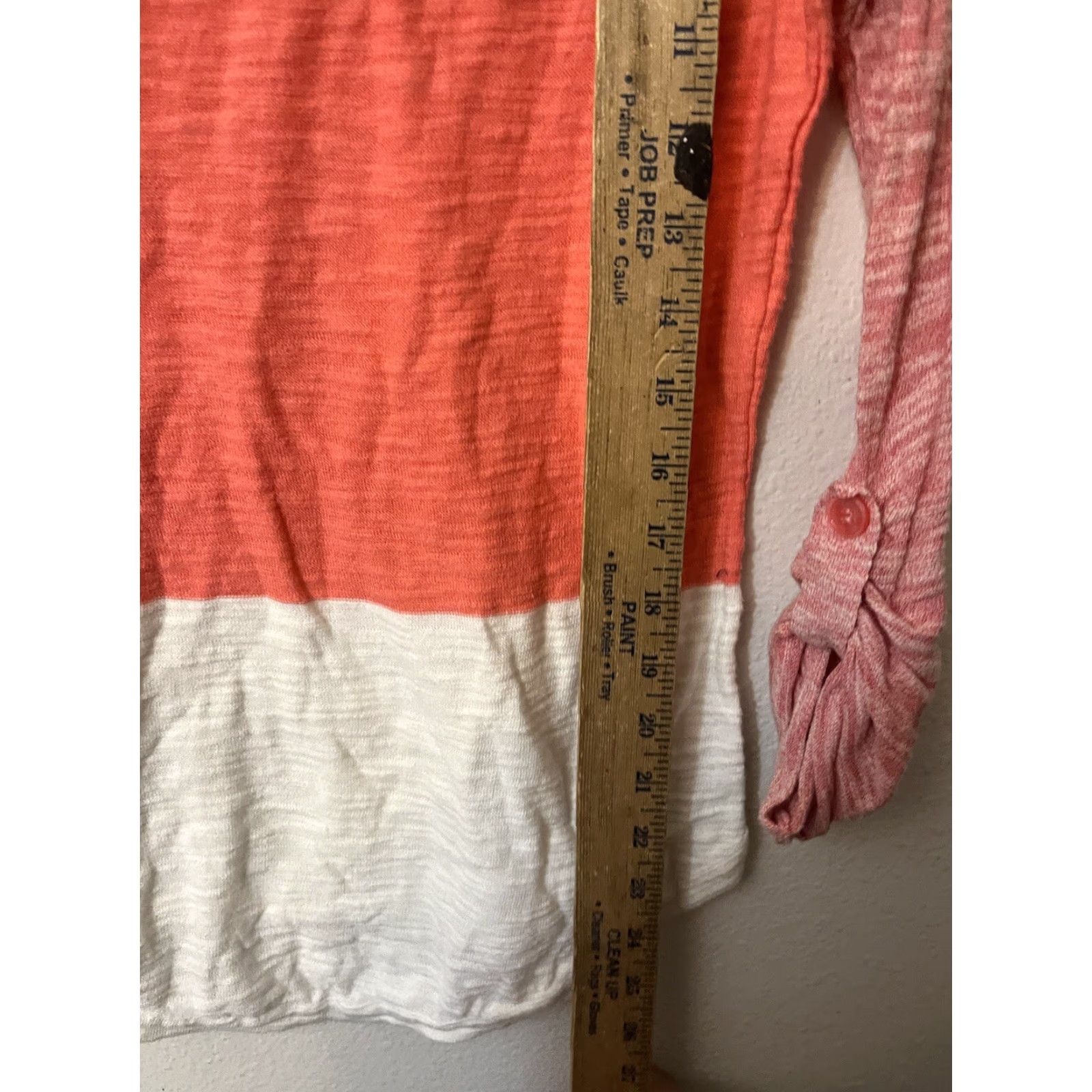Express Express Tops S Pink Multicolor Round Neck 3/4 Sleeve Knit Pullover Womens Size S / US 4 / IT 40 - 4 Thumbnail