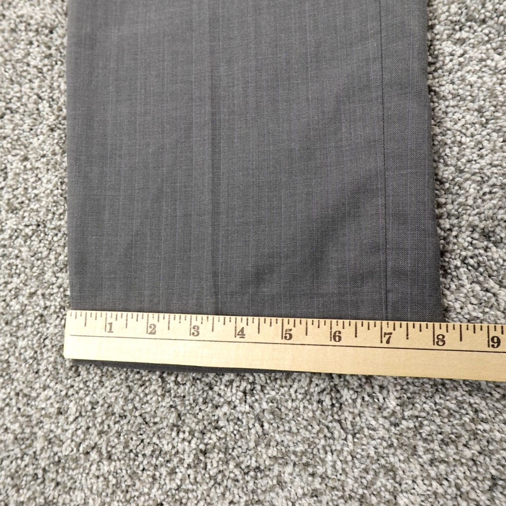 Calvin Klein Calvin Klein Pants Mens 36X30 Gray Chino Trouser Straight Career Office Stretch Size US 36 / EU 52 - 2 Thumbnail