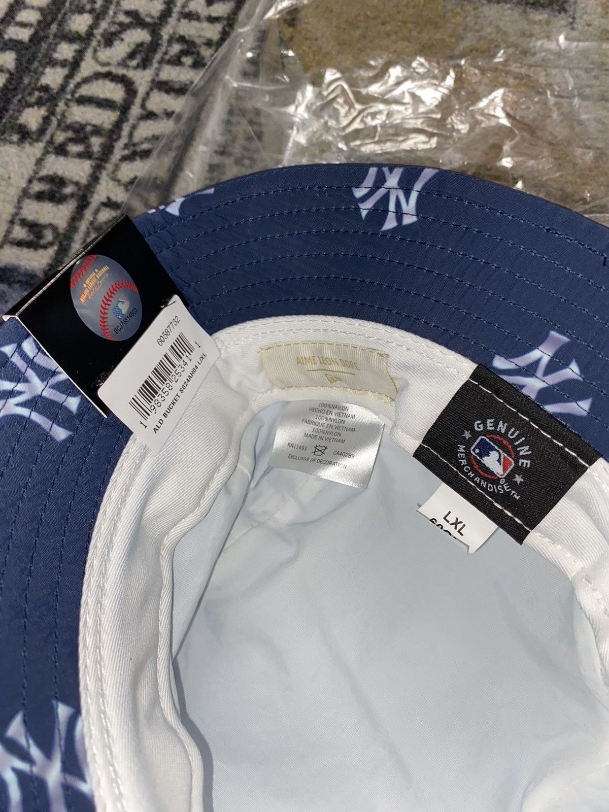 Aime Leon Dore × New Era × New York Yankees Aime Leon Dore New Era New York Yankees Bucket Hat L/XL Size ONE SIZE - 4 Thumbnail
