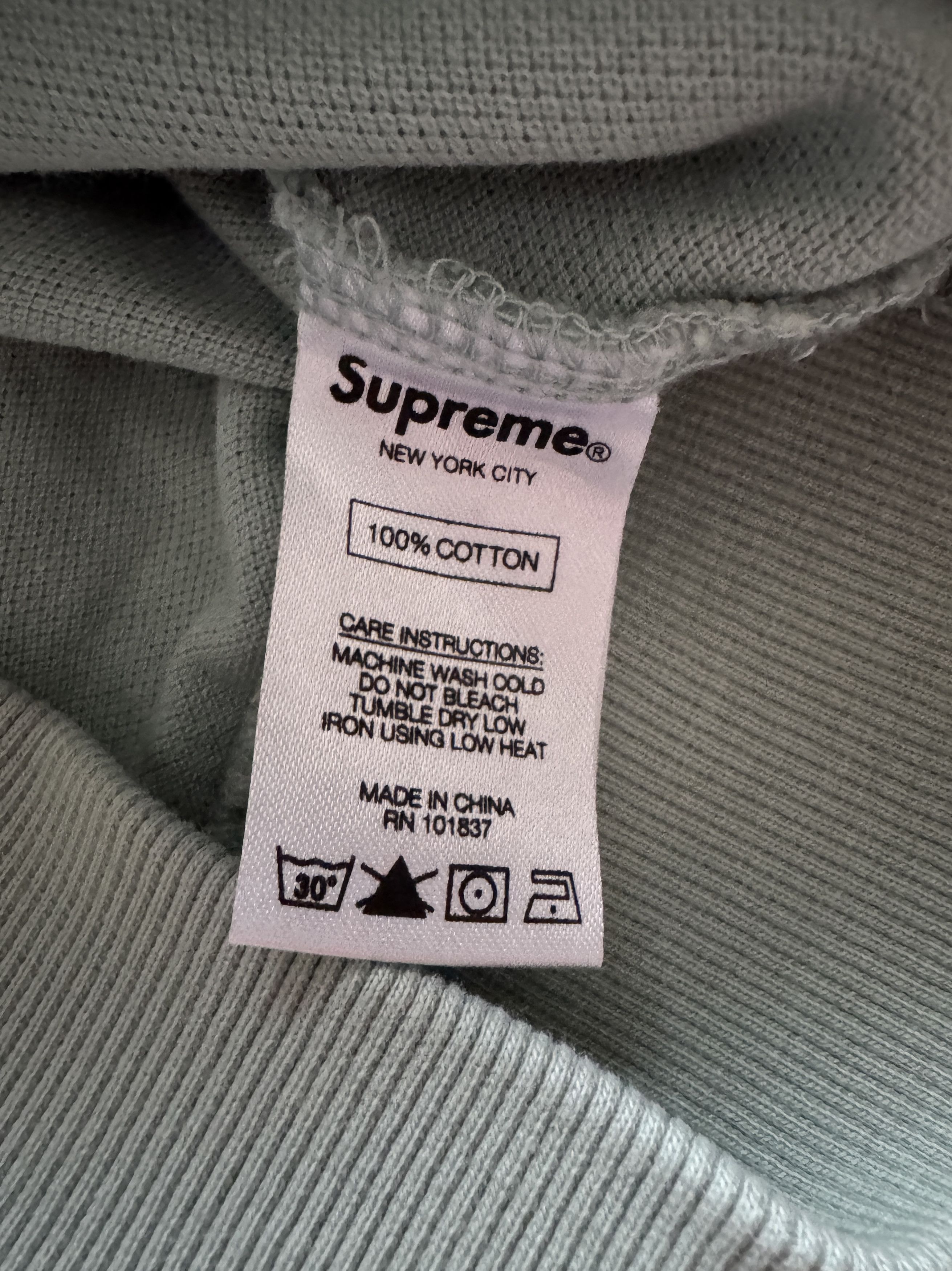 Supreme F/W 2017 Multicolor Piping Pique Crewneck Sweater Size US M / EU 48-50 / 2 - 5 Thumbnail