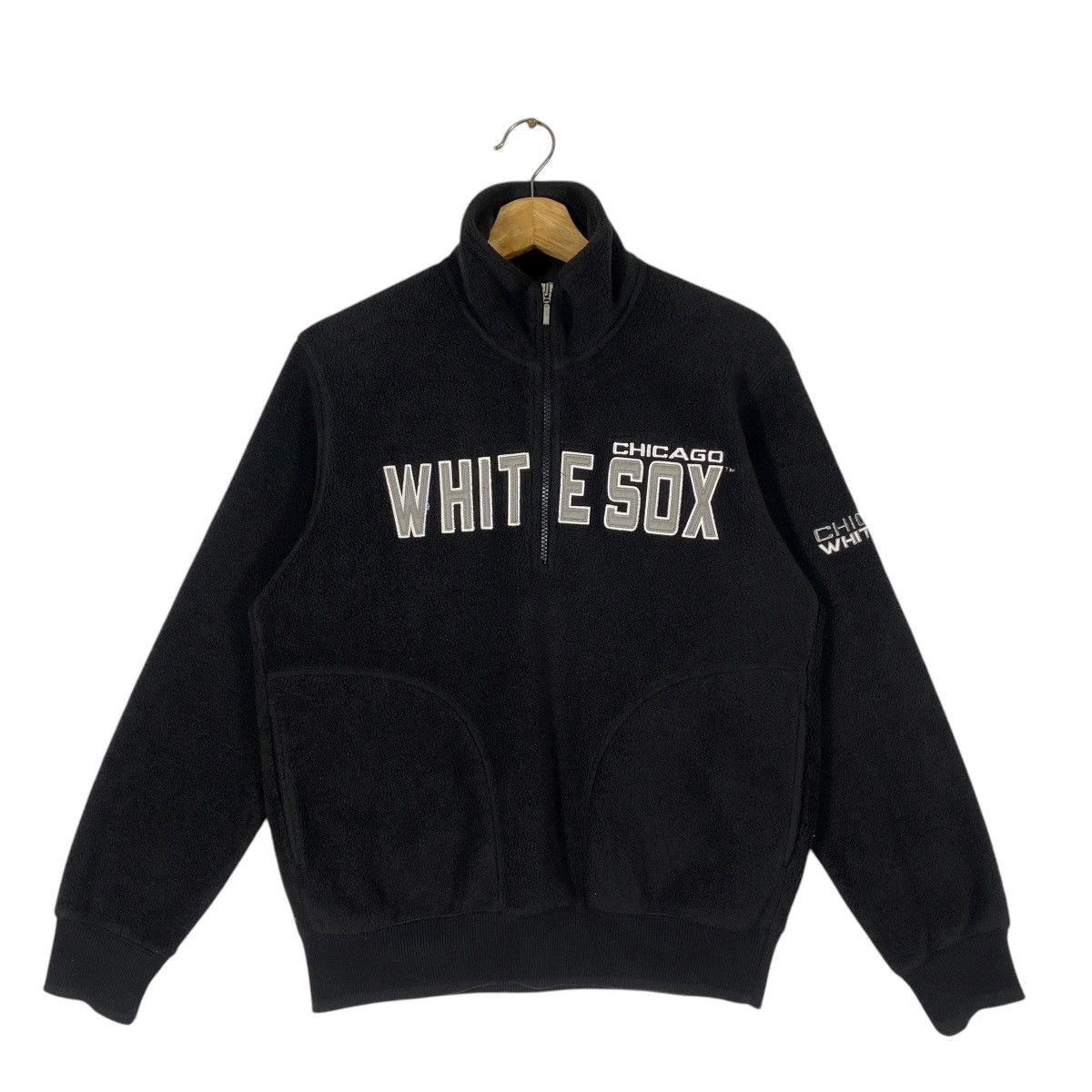 MLB Vintage Chicago White Sox Fleece Half Zip M Size Size US M / EU 48-50 / 2 - 1 Thumbnail