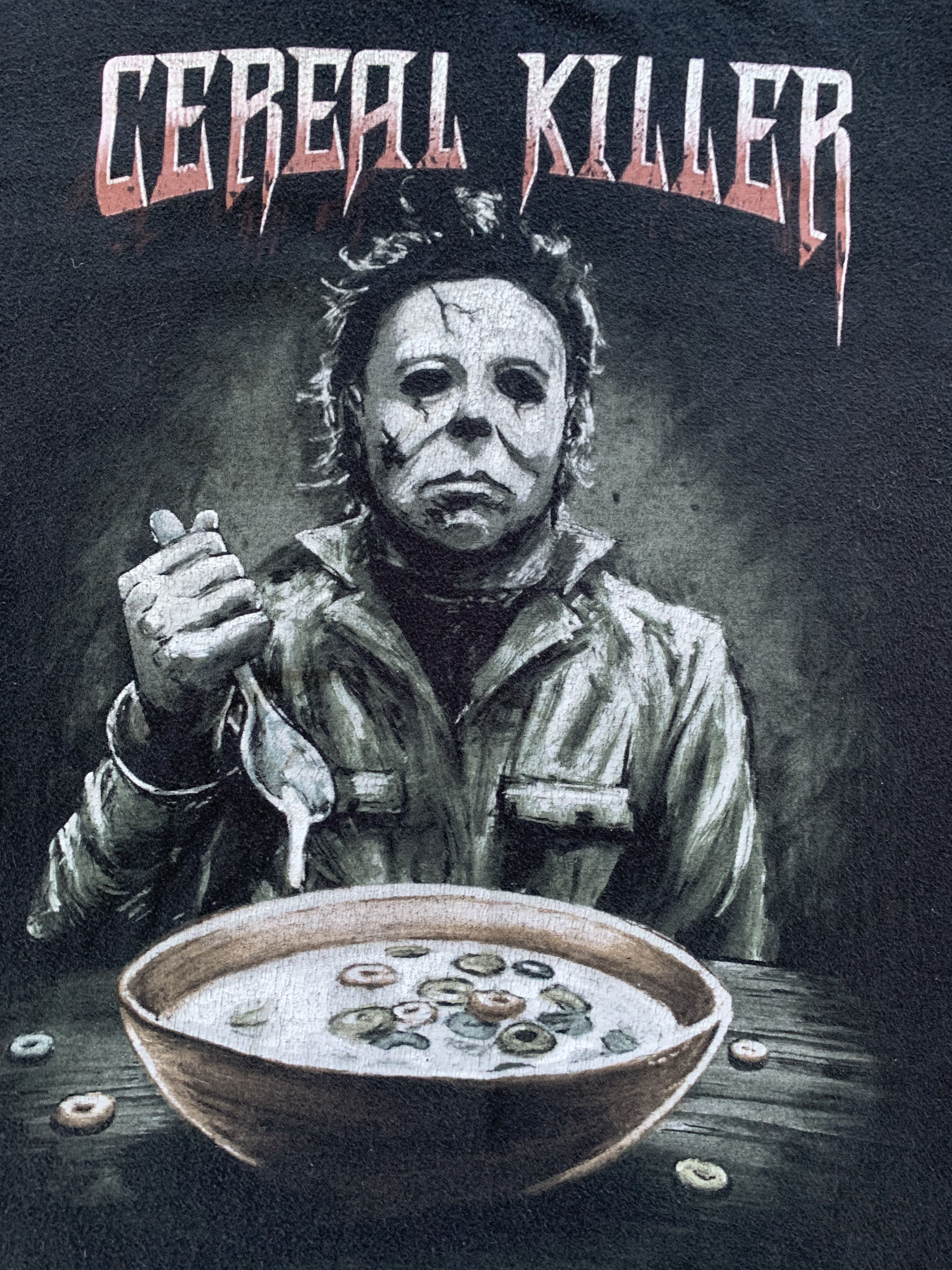 Expert Horror × Gildan Cereal Killer Halloween Movie T-Shirt Size US L / EU 52-54 / 3 - 5 Thumbnail