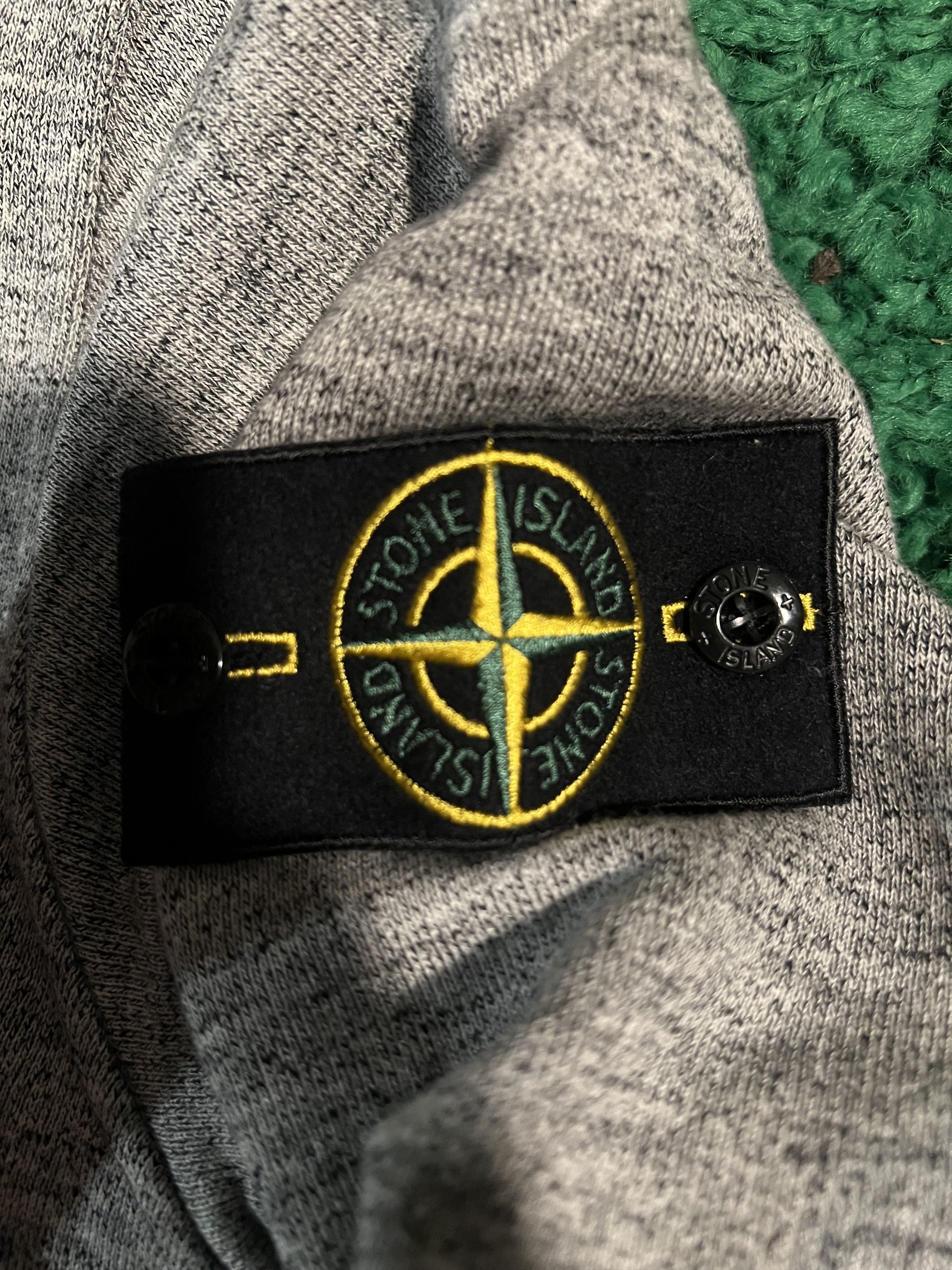 Stone Island Stone Island Men's Marled Zip-Front Hoodie Grey Extra-Large Size US XL / EU 56 / 4 - 2 Thumbnail