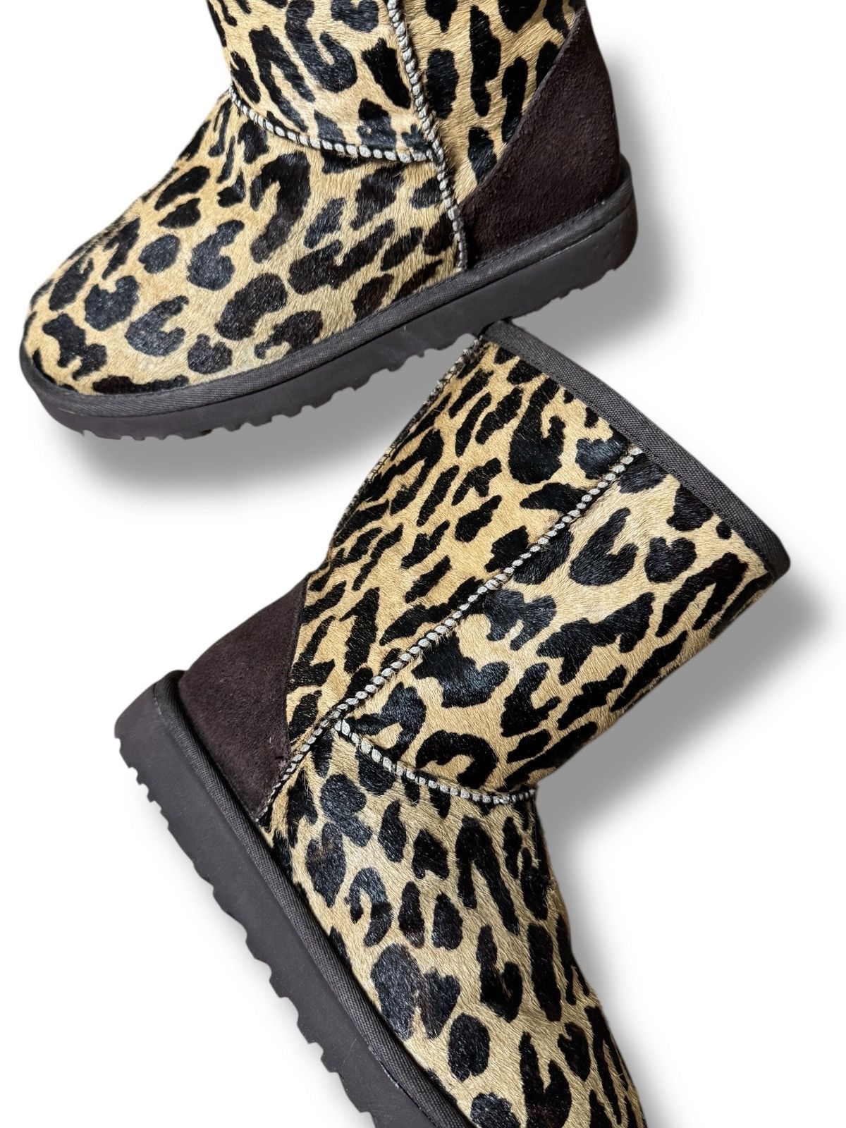 Ugg UGG Leopard High Boots Y2K Avantgarde Glamour Size US 5 / IT 35 - 6 Thumbnail