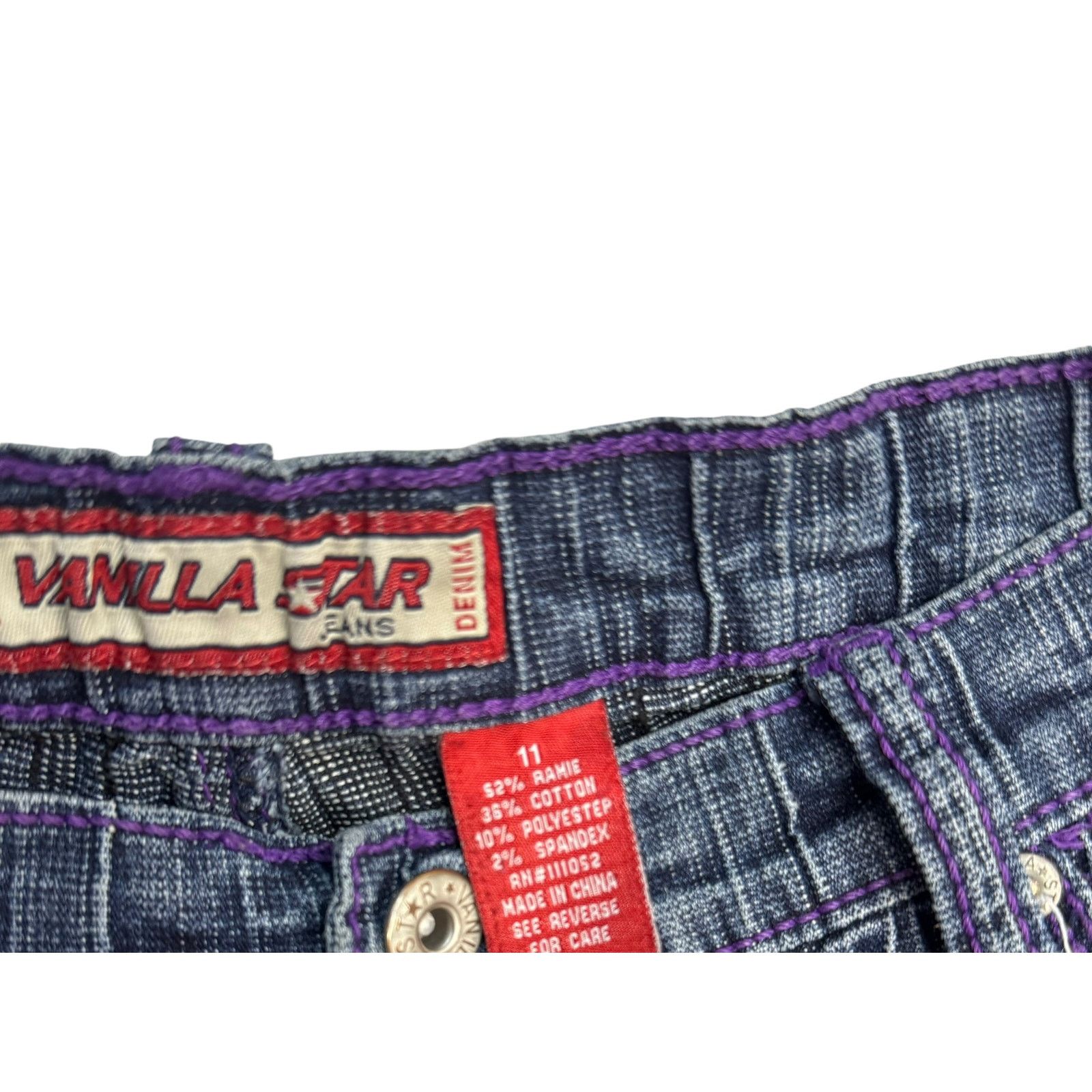 Vintage Y2K Flare Jeans Vintage streetwear Juniors size 11 Size 30" / US 8 / IT 44 - 5 Thumbnail
