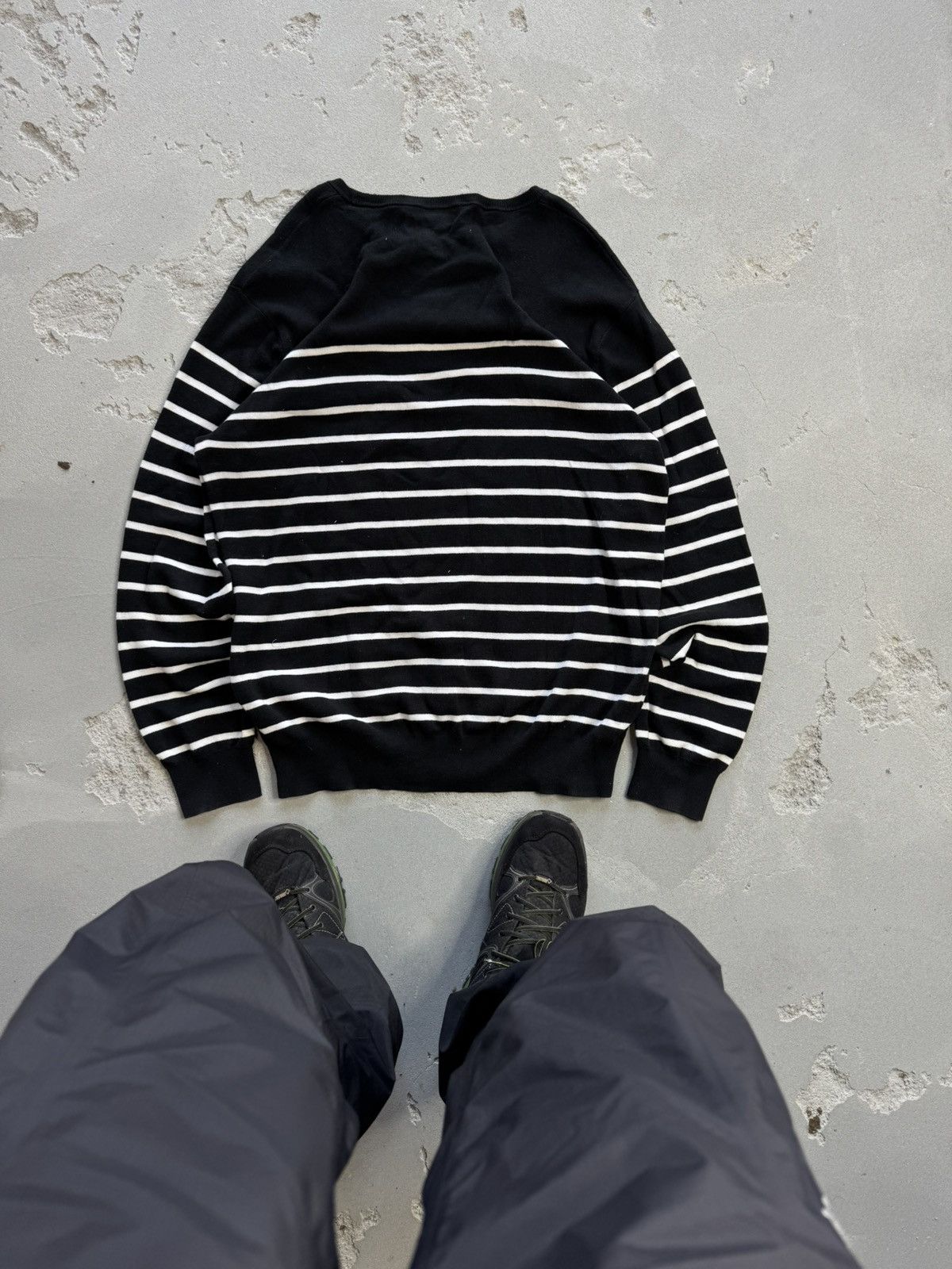 Polo Ralph Lauren × Ralph Lauren × Vintage 90S RALPH LAUREN VINTAGE OLD MONEY KNIT STRIPED SWEATER Size US L / EU 52-54 / 3 - 2 Thumbnail