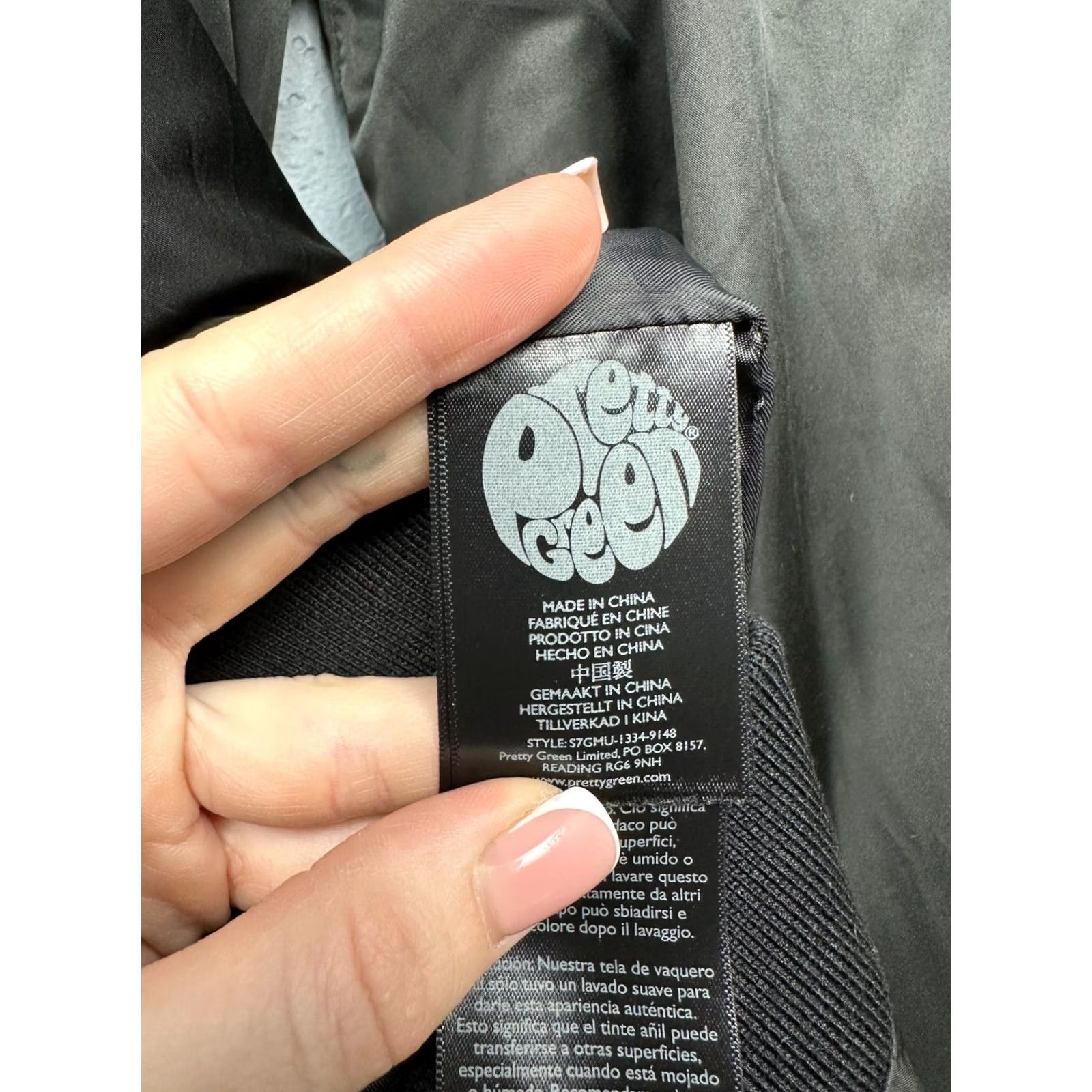 Pretty Green Pretty Green Vintage Mens Bomber Jacket L Black Nylon Polyester Jacket Mens XS-XL Size US L / EU 52-54 / 3 - 6 Thumbnail
