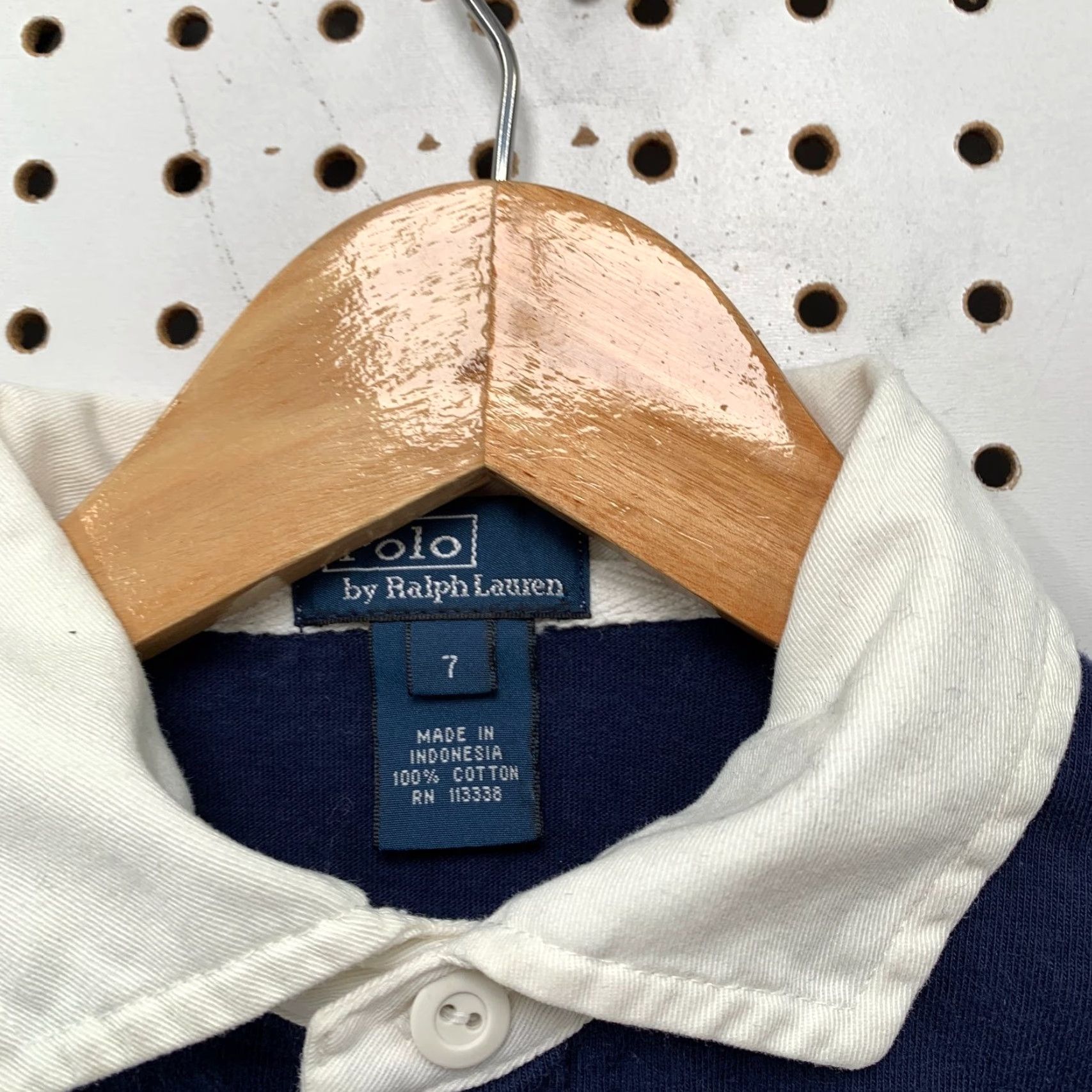 Polo Ralph Lauren VINTAGE Polo Ralph Lauren Rugby Shirt Mens Size 7 Red Blue Striped Long Sleeve Size US M / EU 48-50 / 2 - 4 Thumbnail