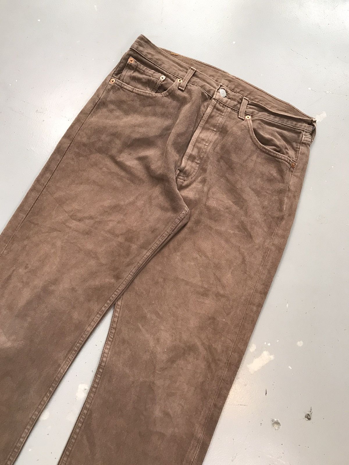 Levi's × Vintage Vintage Levi’s 501 distressed denim Size US 32 / EU 48 - 4 Thumbnail