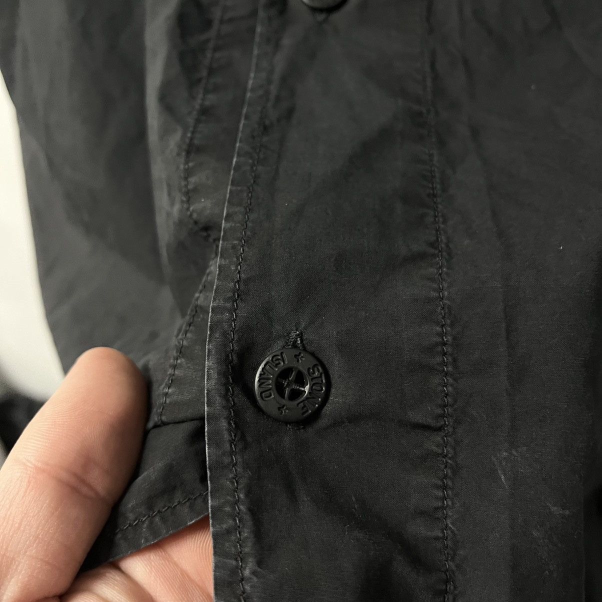 Stone Island Vintage Stone Island Black Shirt Rare Size US L / EU 52-54 / 3 - 6 Thumbnail