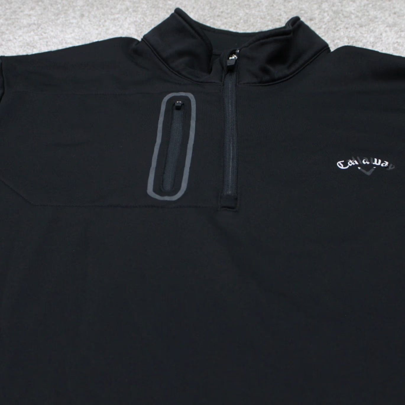 Callaway Callaway Sweatshirt Mens XL Black 1/4 Zip Long Sleeve Pullover 100% Polyester Size US XL / EU 56 / 4 - 5 Thumbnail