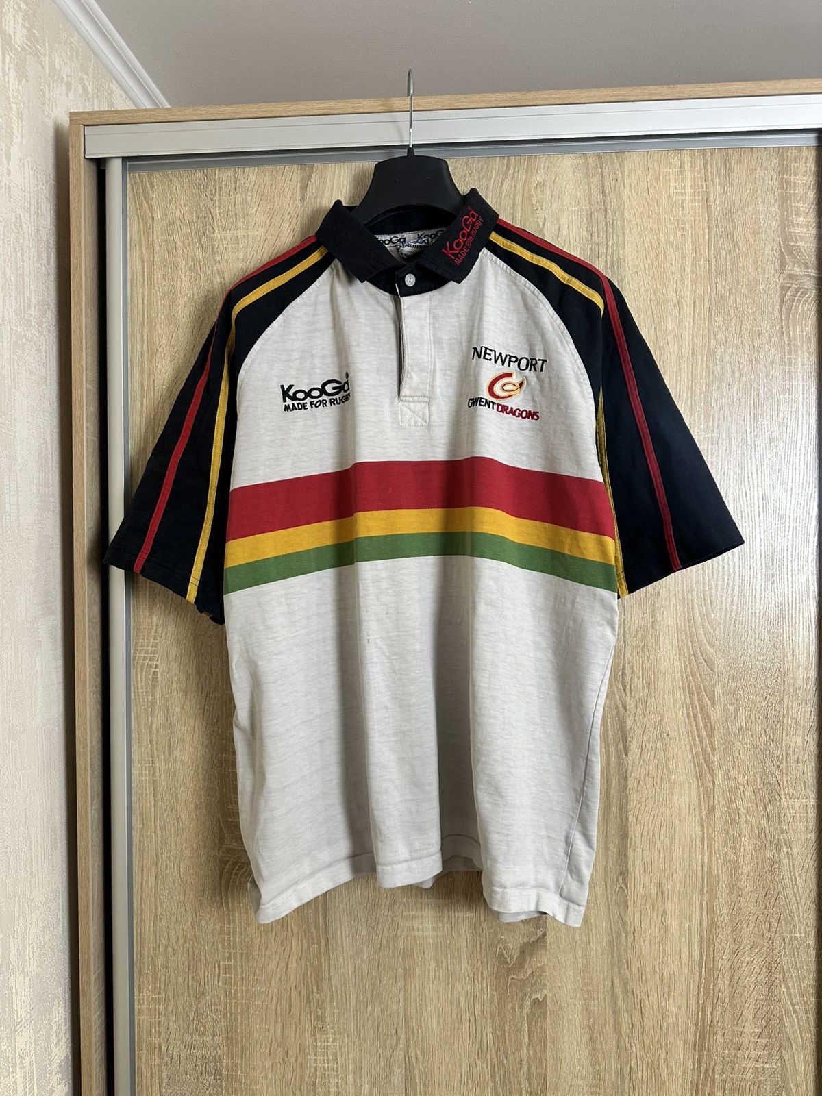 Vintage 🔥 2003 2005 Newport Gwent Dragons Rugby Pro Away Shirt Size US XL / EU 56 / 4 - 1 Thumbnail