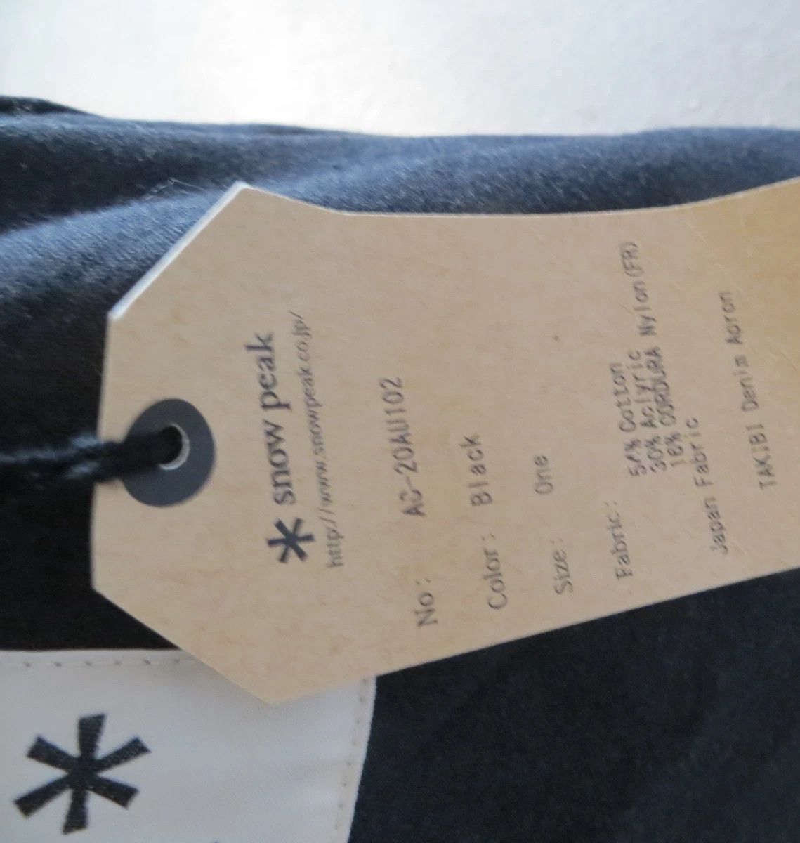 Snow Peak Snow Peak Black Takibi denim Apron Size ONE SIZE - 5 Thumbnail