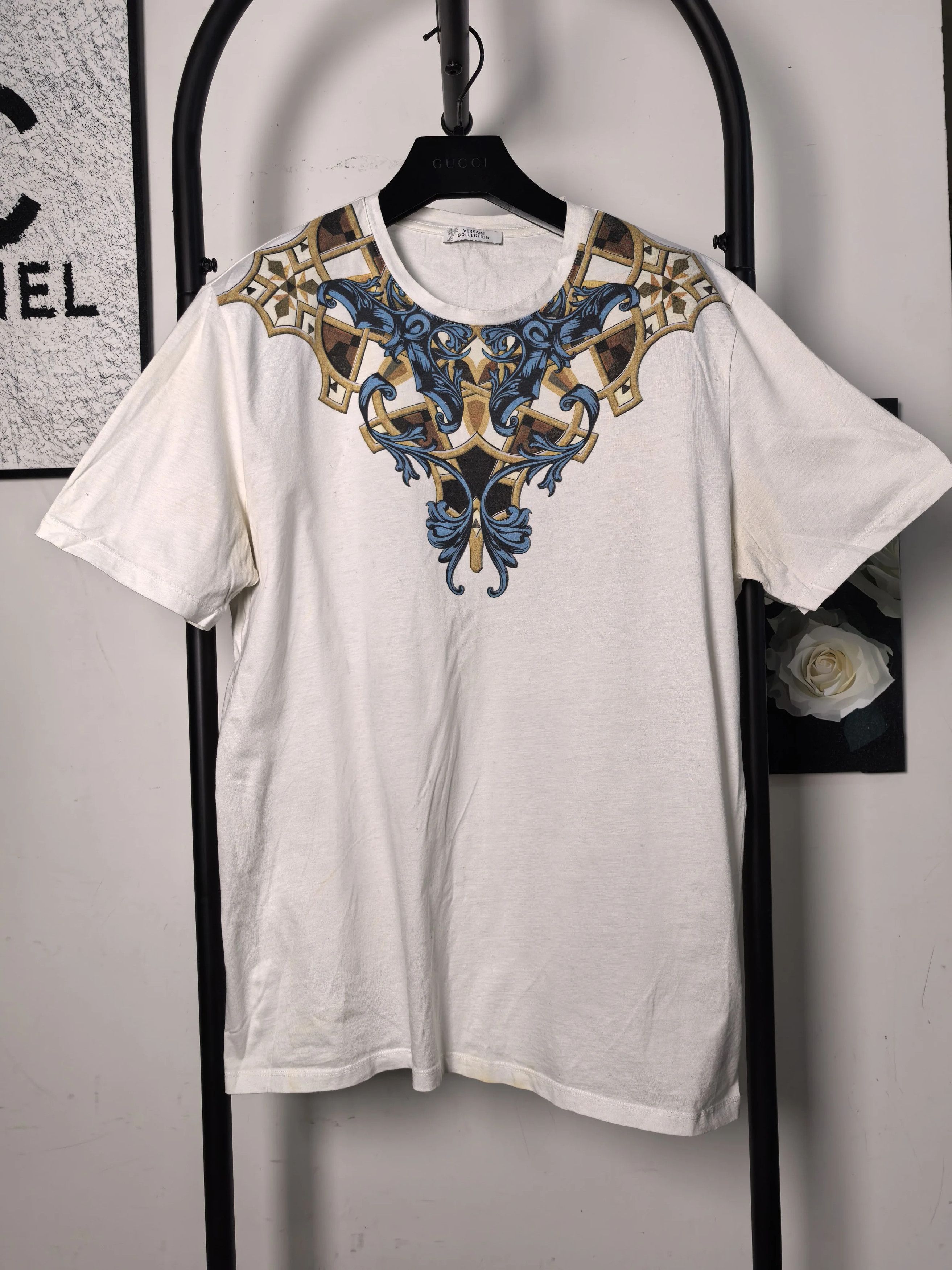 Versace Versace White T-Shirt xxs Men Size US XXS / EU 40 - 1 Thumbnail