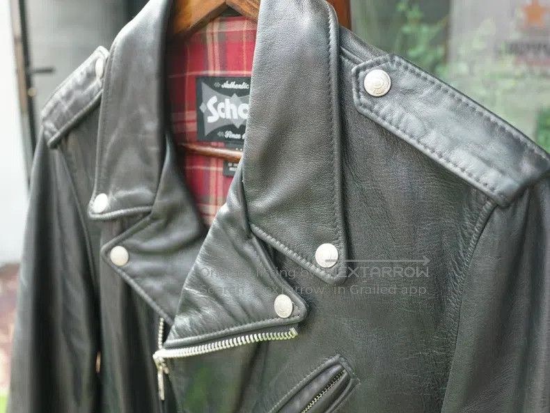 Schott Schott Men's leather jacket Size US M / EU 48-50 / 2 - 5 Thumbnail