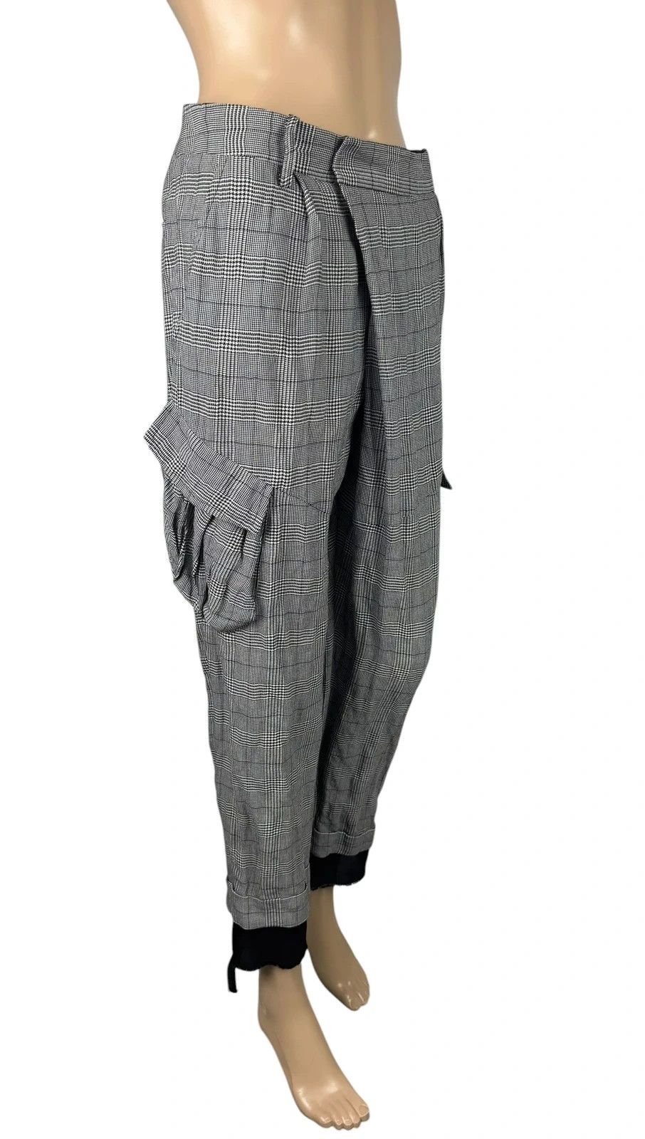 A.F. Vandevorst A. F. Vandervorst Plaid Pants Cargo size 38 Size 27" / US 4 / IT 40 - 3 Thumbnail