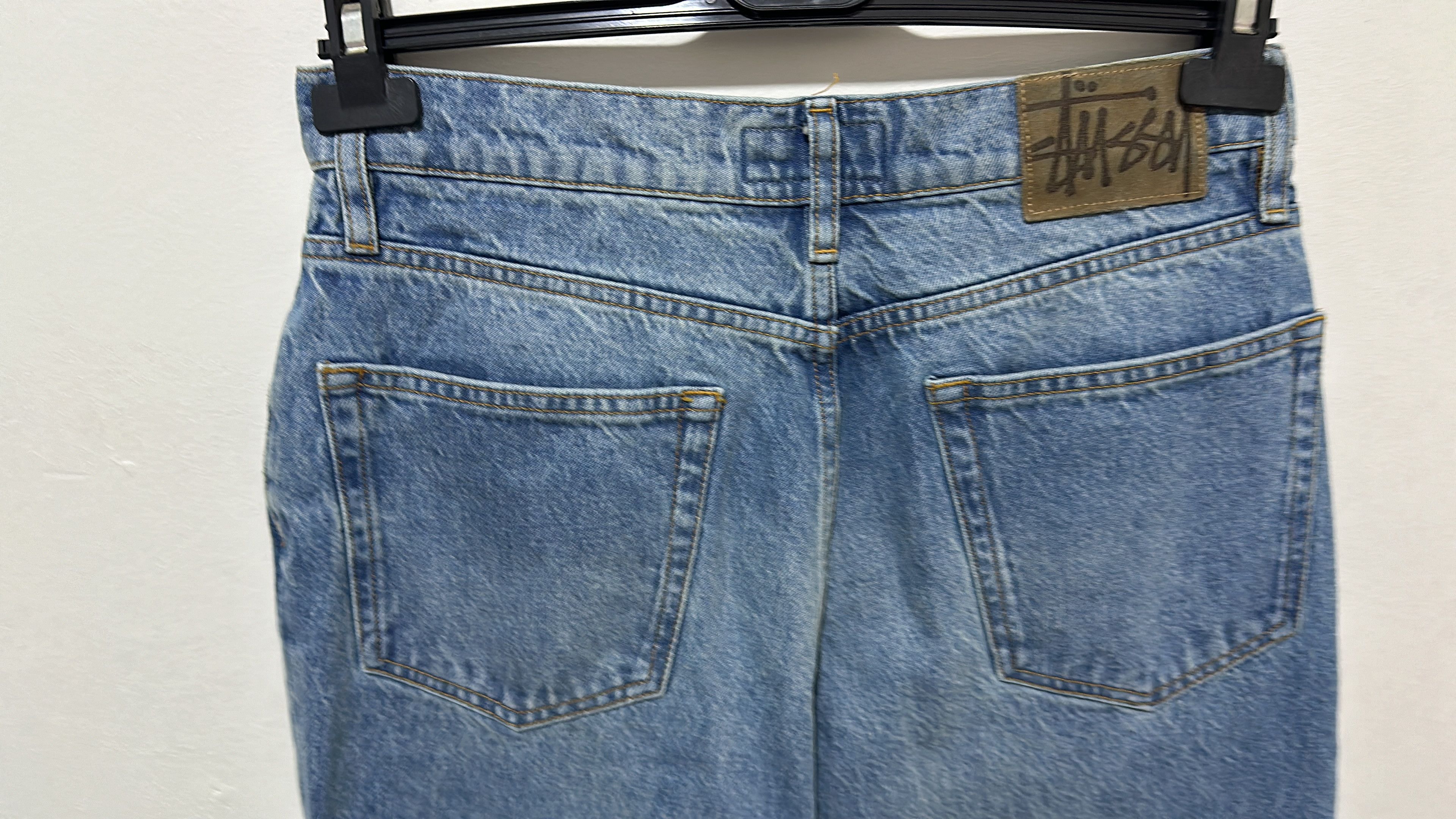 Stussy Stussy Big Ol Jean Denim Washed Blue Size 28 Size US 28 / EU 44 - 3 Thumbnail