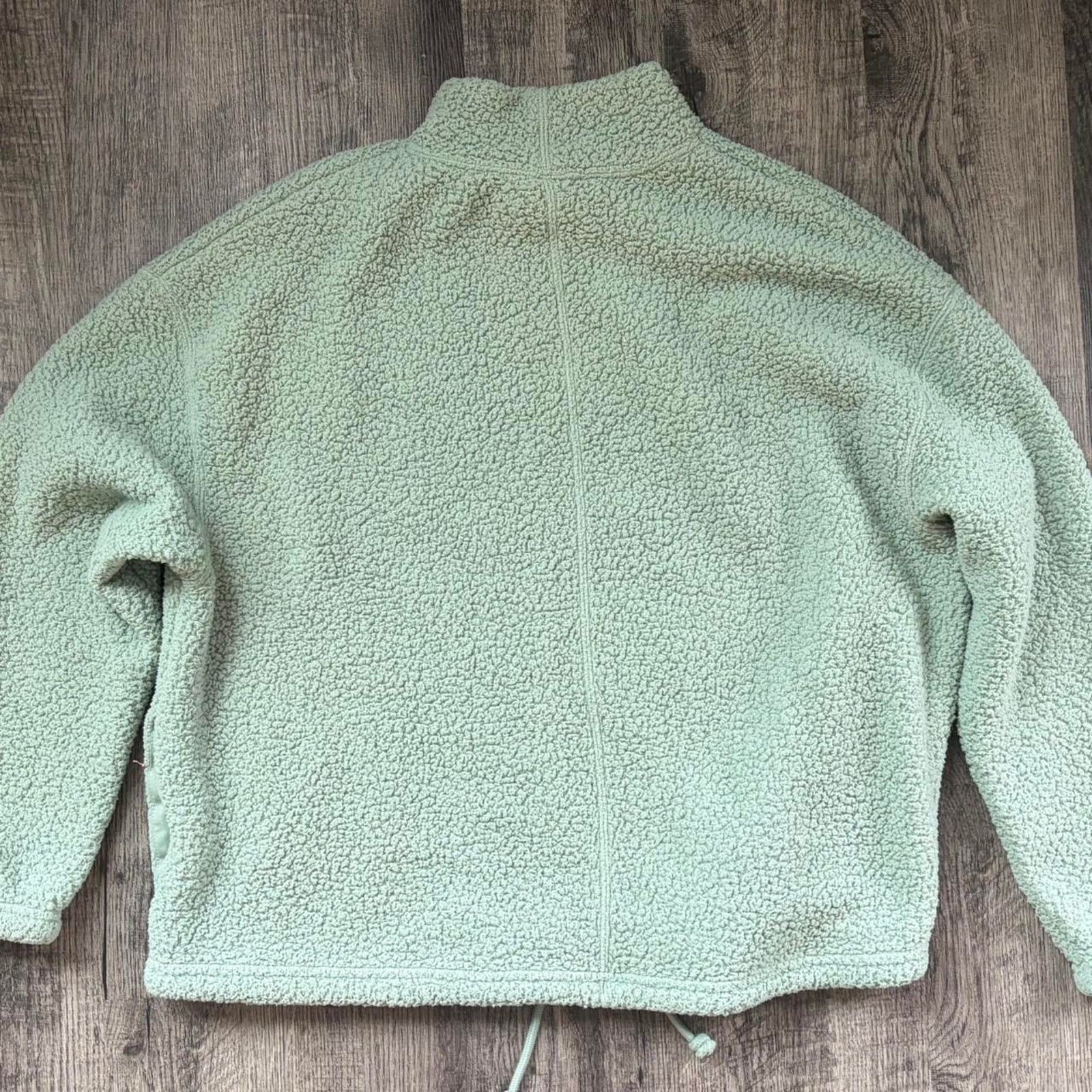 Nike Nike green Sherpa fleece sweatshirt Size L Size L / US 10 / IT 46 - 4 Thumbnail