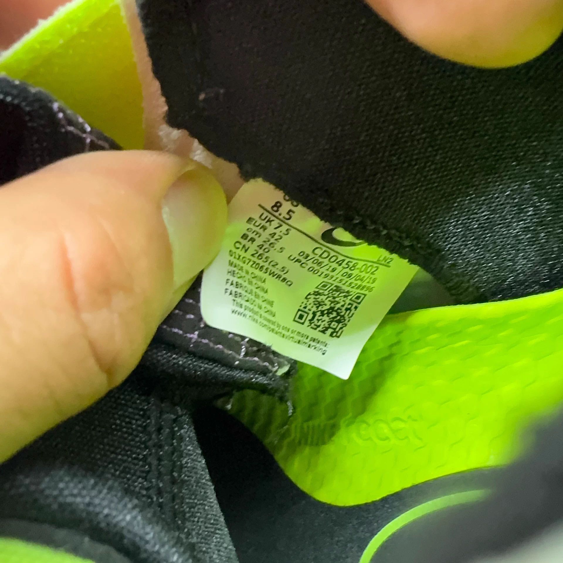 Nike Nike Kobe AD NXT FastFit Gray Green 42 Size US 9 / EU 42 - 7 Thumbnail