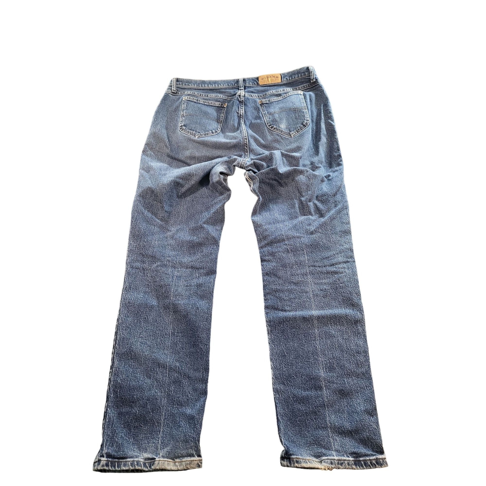 Lee Lee Riders By Lee Classic Fit Women Sz 18 W Long Blue Denim Size 40" / US 18 - 9 Thumbnail