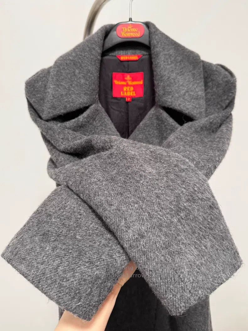 Vivienne Westwood Vivienne Westwood Witch Woolen Coat, Grey Size M / US 6-8 / IT 42-44 - 4 Thumbnail