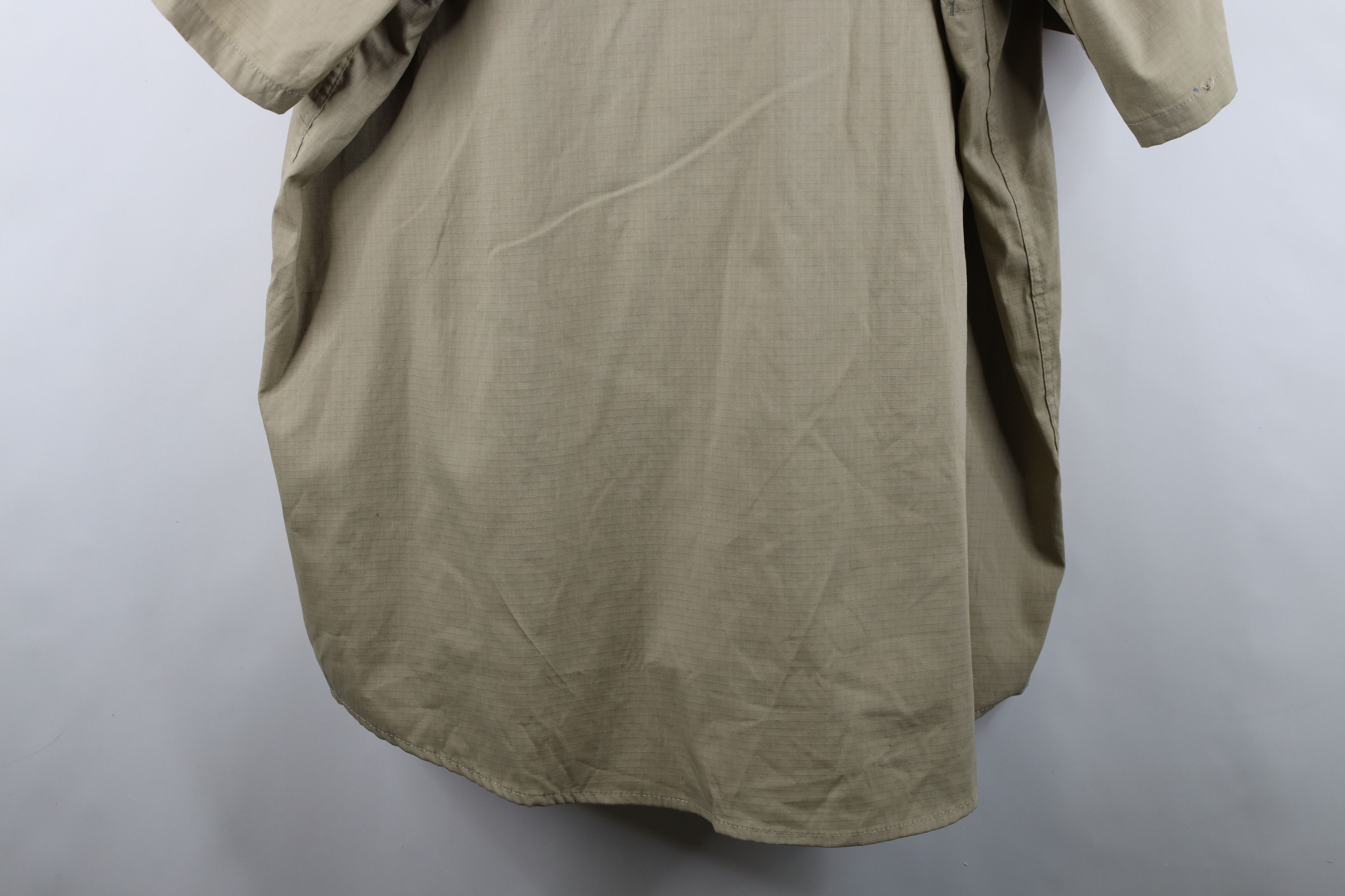 Carhartt Vintage Y2K Carhartt Ripstop Short Sleeve Button Shirt Beige Size US XXL / EU 58 / 5 - 14 Thumbnail
