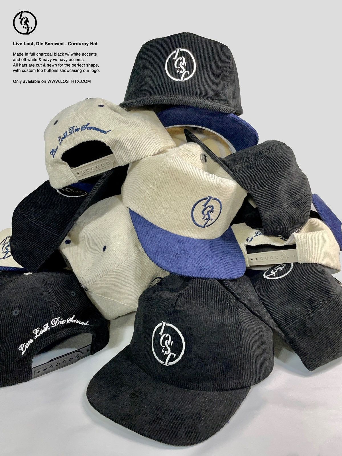 Lost Enterprises Lost - Corduroy SnapBack Size ONE SIZE - 4 Thumbnail