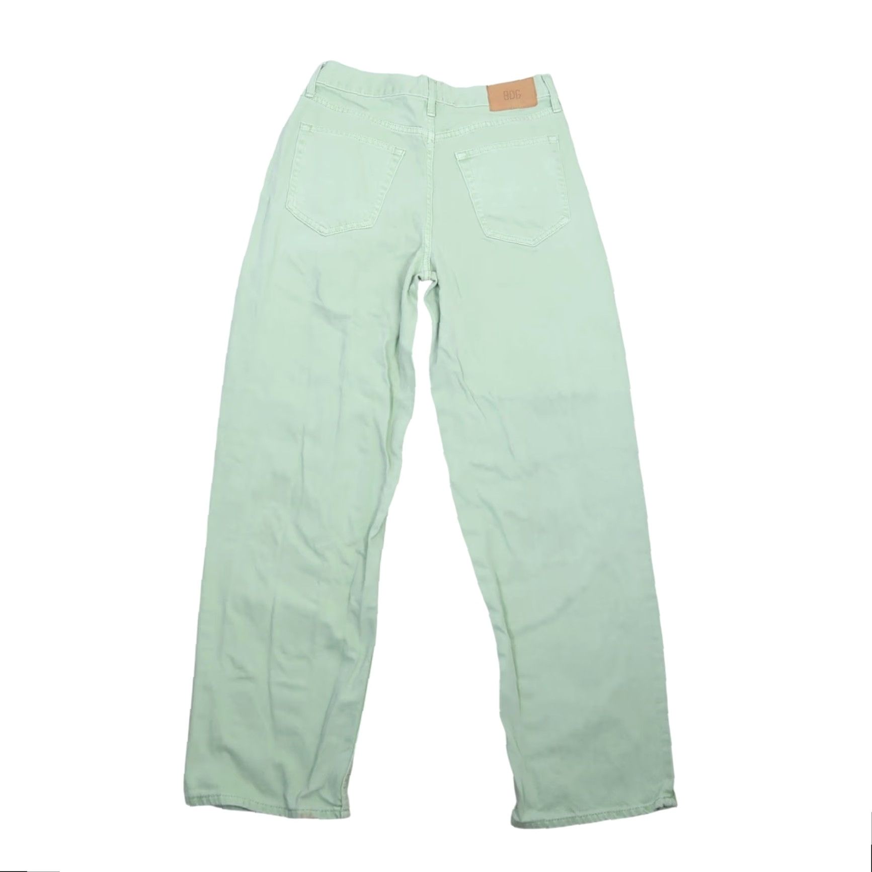 Bdg BDG Urban Outfitters light green boyfriend high rise baggy jeans 29 Womens Jeans Size 29" - 3 Thumbnail