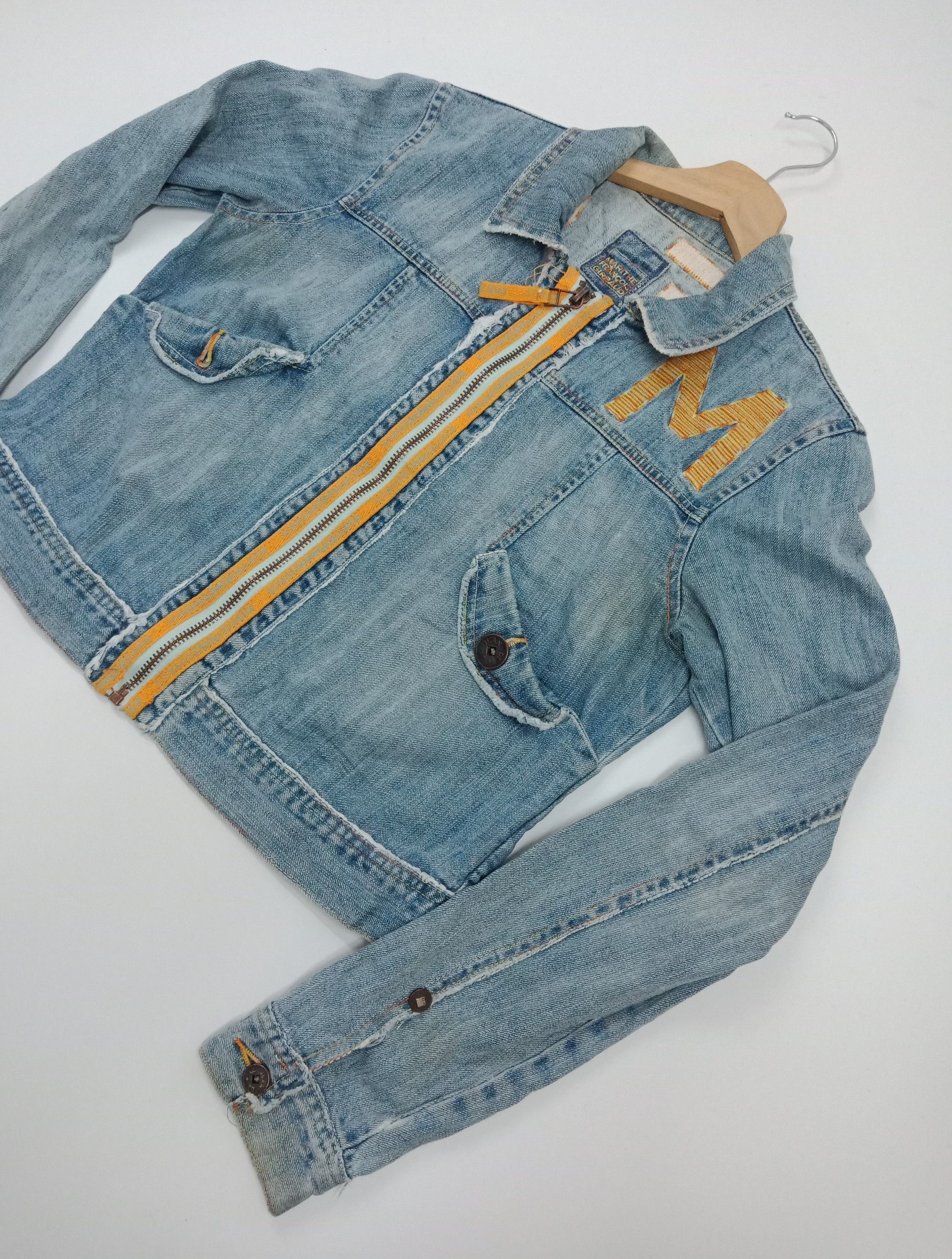Marithe + Francois Girbaud Marithe Francois Girbaud Washed Blue Denim #RK Size US M / EU 48-50 / 2 - 5 Thumbnail