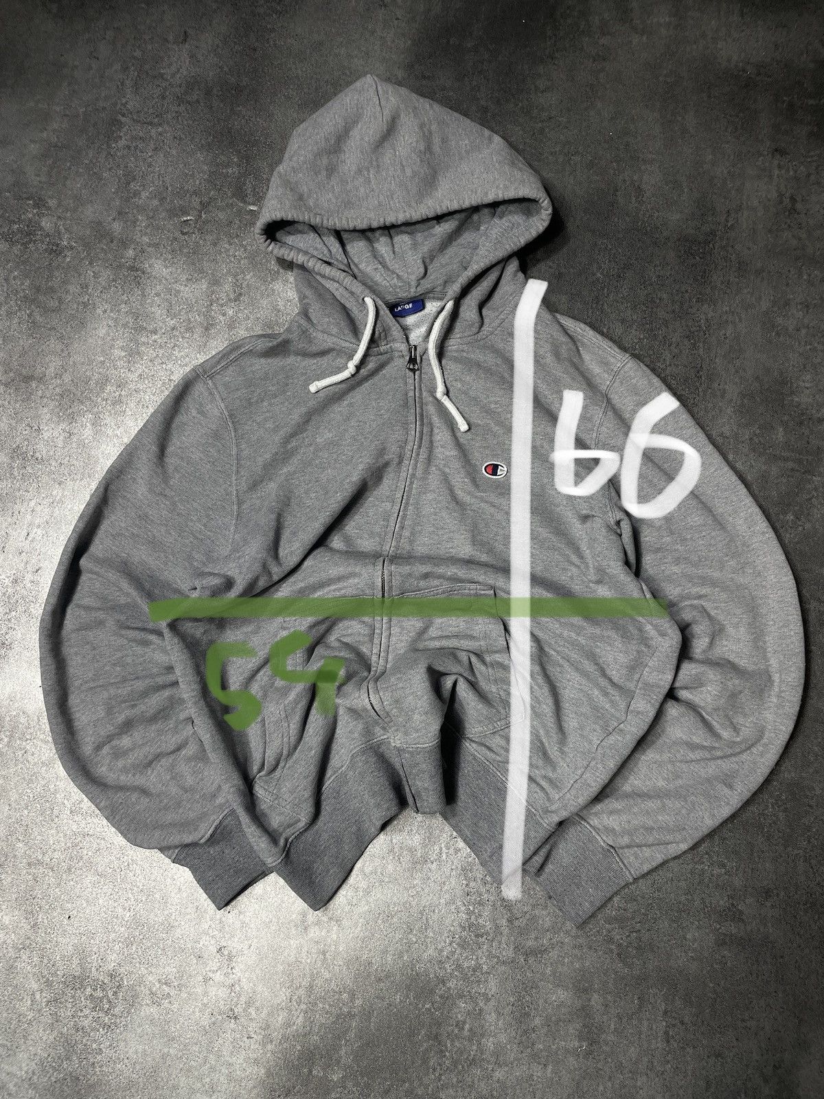 Champion Champion Vintage Y2K Hoodie Zip Rare Boxy Fit Size US S / EU 44-46 / 1 - 14 Thumbnail