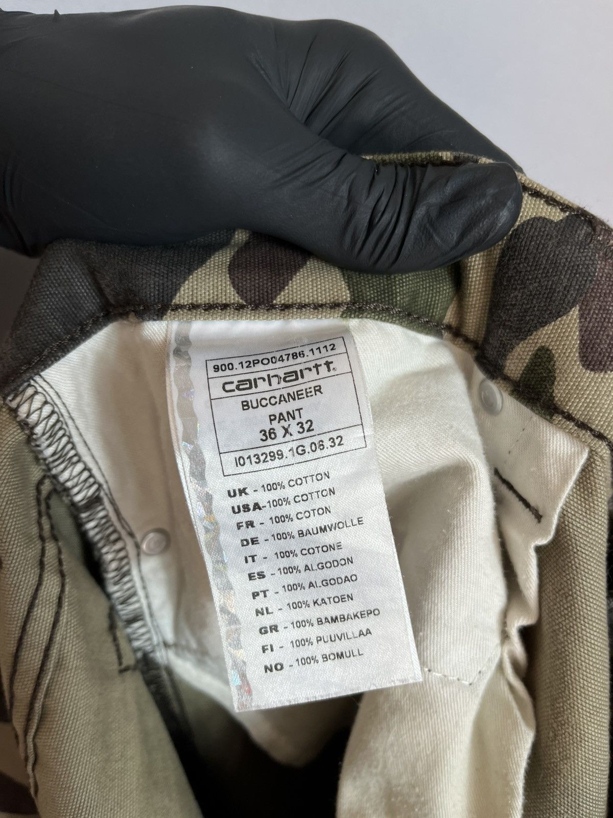 Carhartt carhartt buccaneer pant camo chinos mens khaki Size US 36 / EU 52 - 5 Thumbnail