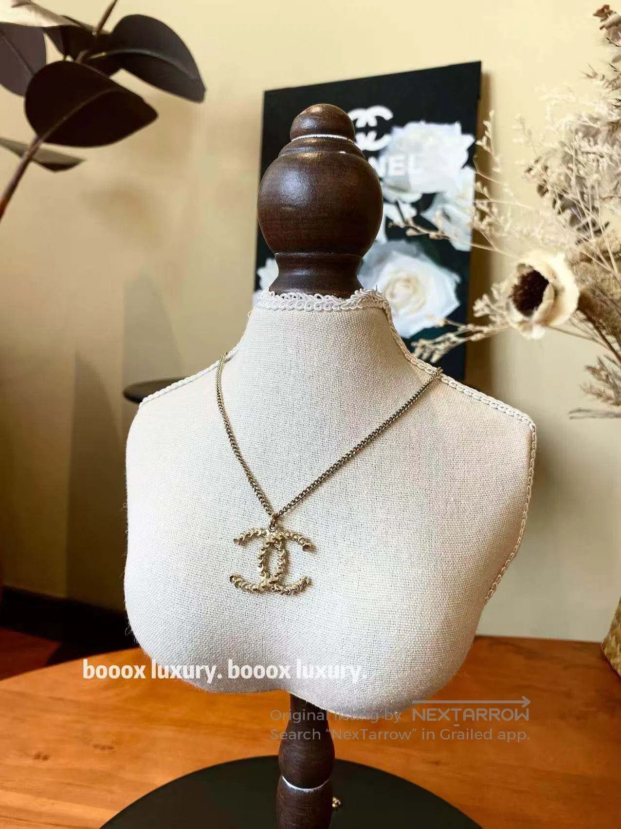 Chanel Chanel Diamond-encrusted double C pendant necklace| Size ONE SIZE - 1 Thumbnail