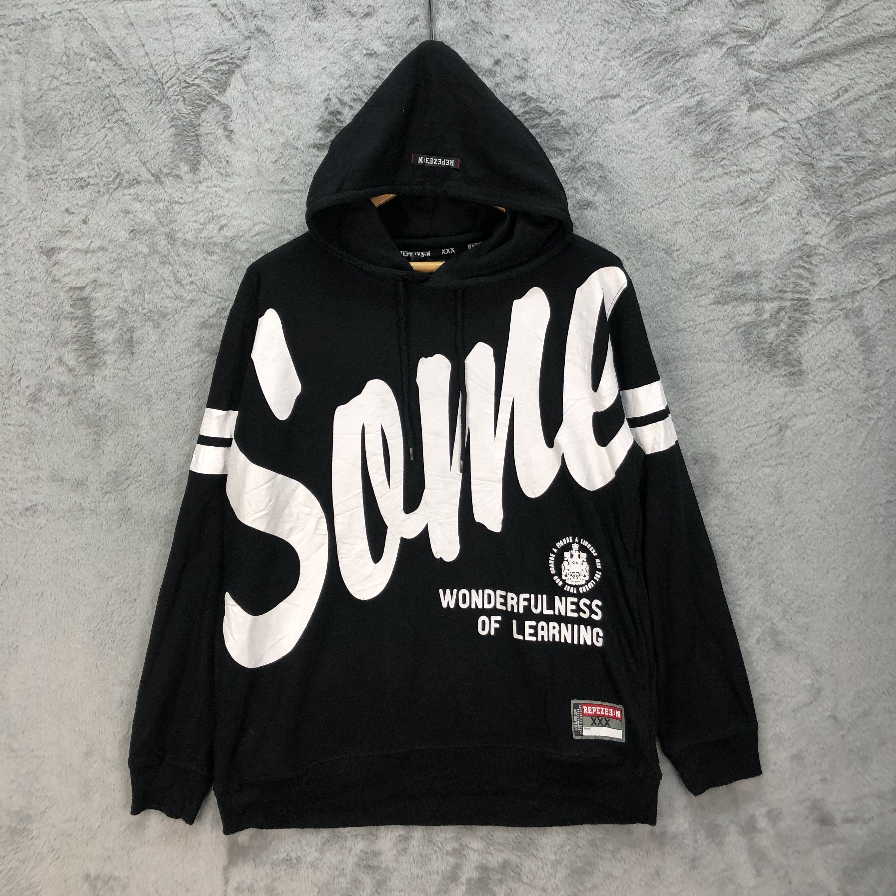 Japanese Brand REPENZEE SOMEBODY BIG LOGO PULLOVER HOODIES #5333-184 Size US L / EU 52-54 / 3 - 1 Thumbnail